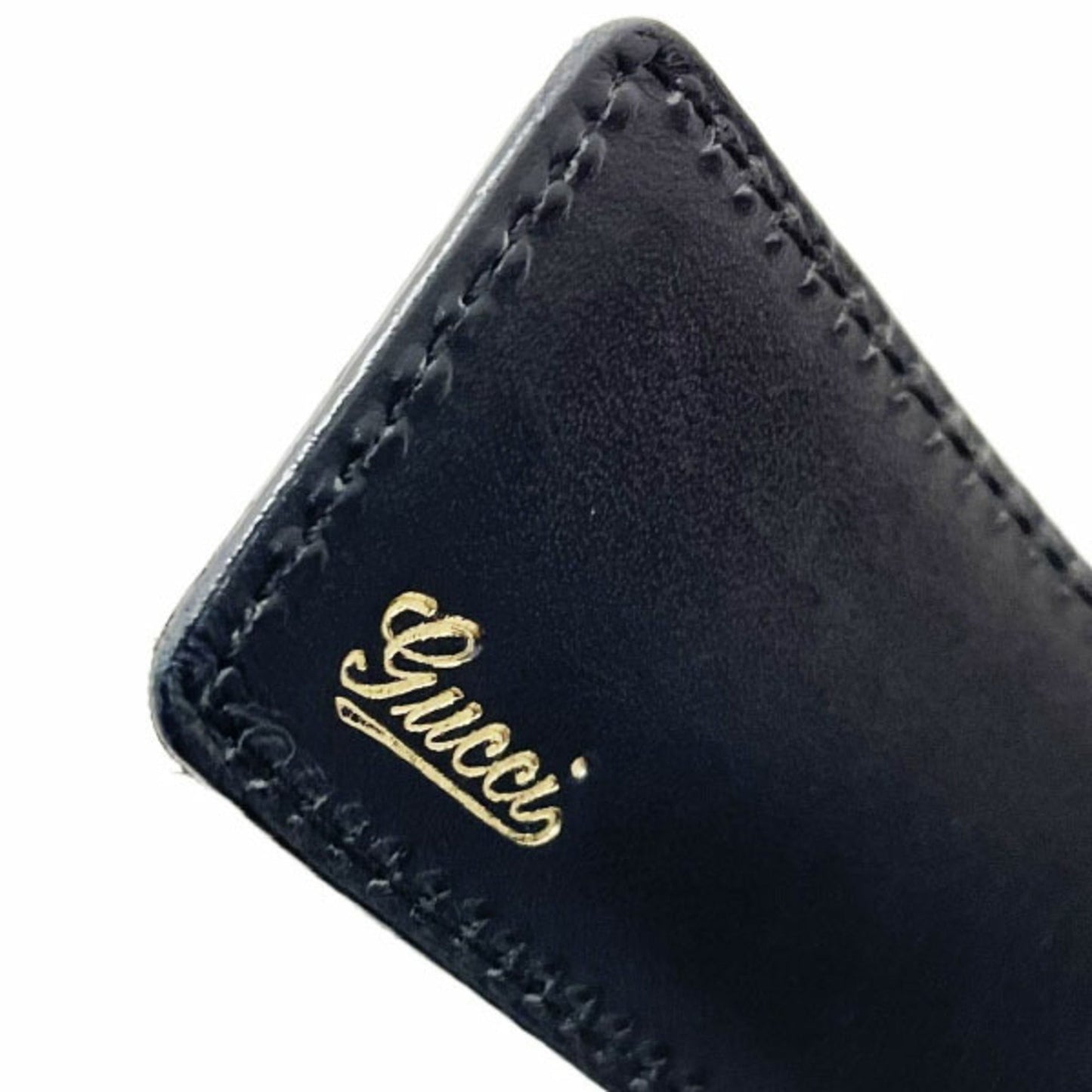 Gucci Black Gold Silver Standard Belt ( )