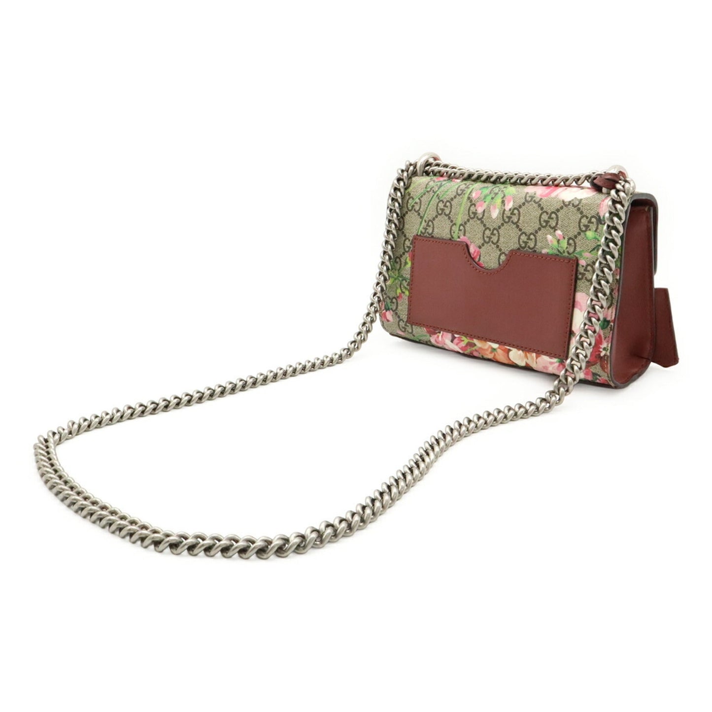 Gucci Beige Multi-Color Pink Pvc Leather Shoulder Bag ( )