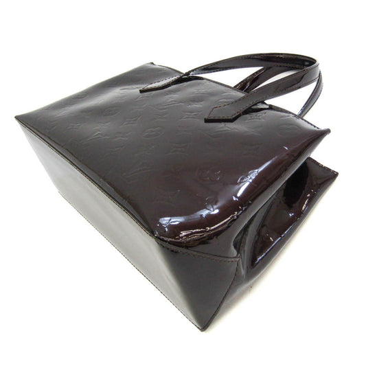 LOUIS VUITTON Monogram Vernis Wilshire PM Women's Handbag Amarante