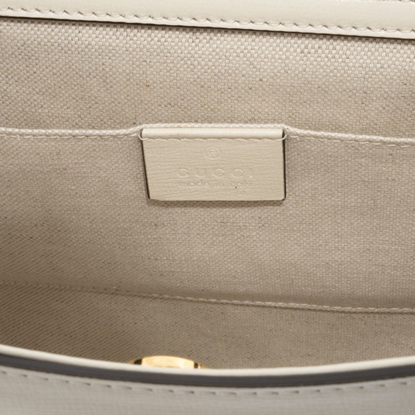 Gucci Green White Yellow Leather Handbag ( )