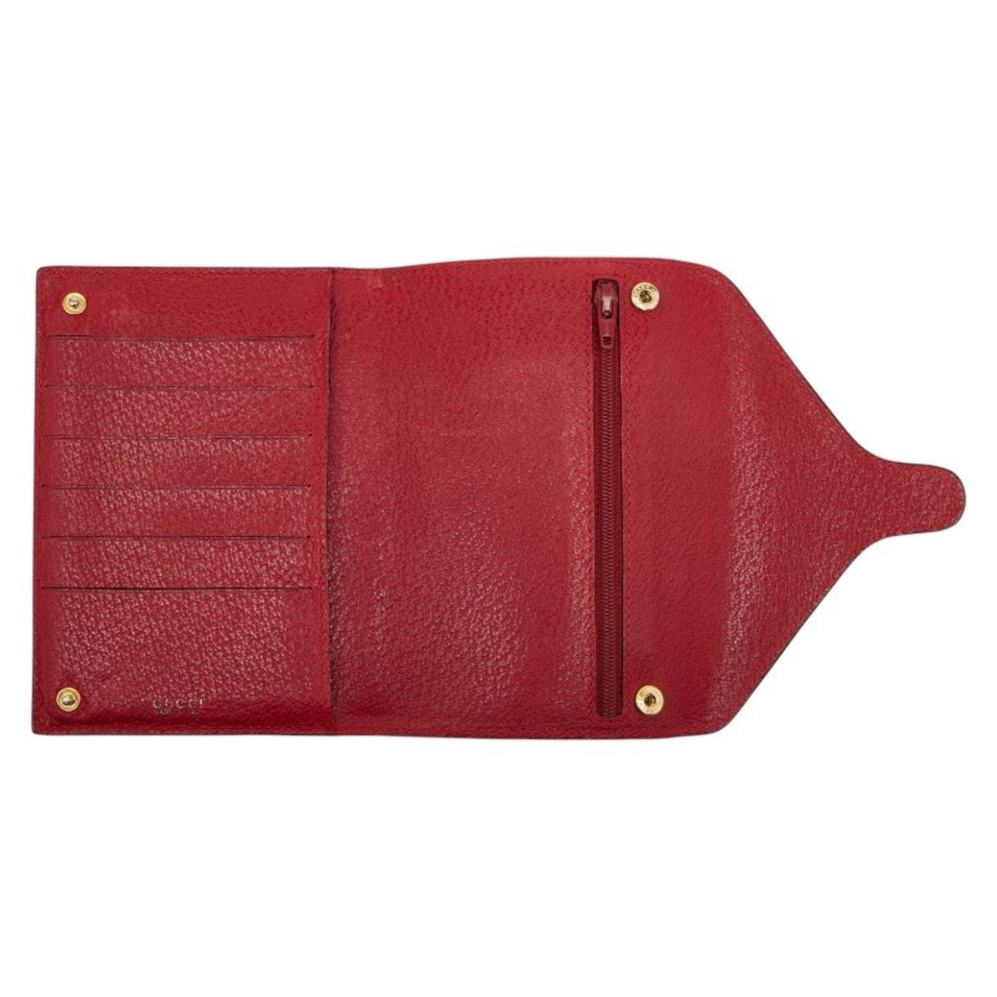 Gucci Red Color Leather Chain/Shoulder Wallet ( )