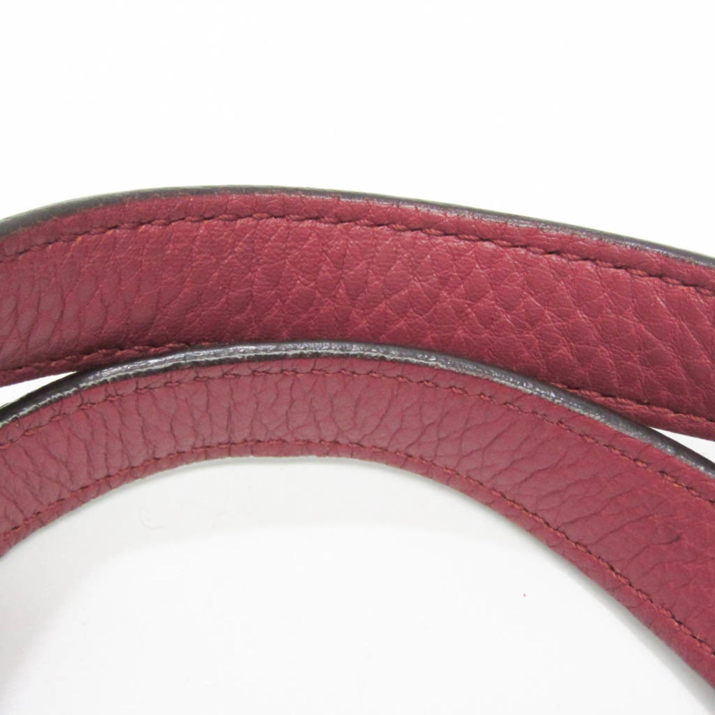 Gucci Bamboo Pink Red Leather Bamboo Handbag Shoulder Bag ( )