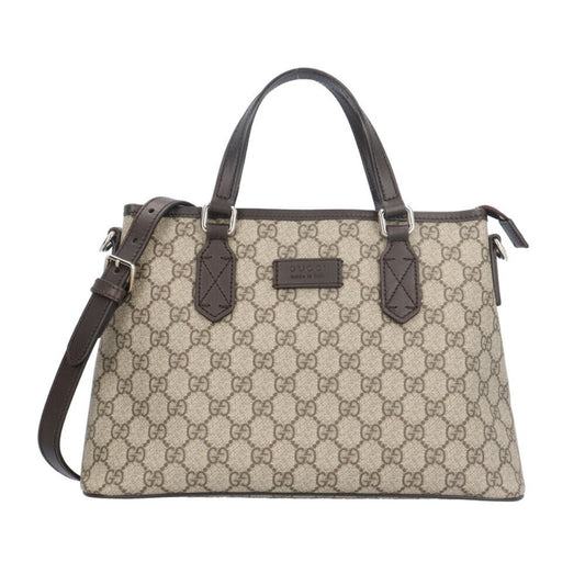 Gucci Beige Brown Gg Supreme Shoulder Bag ( )