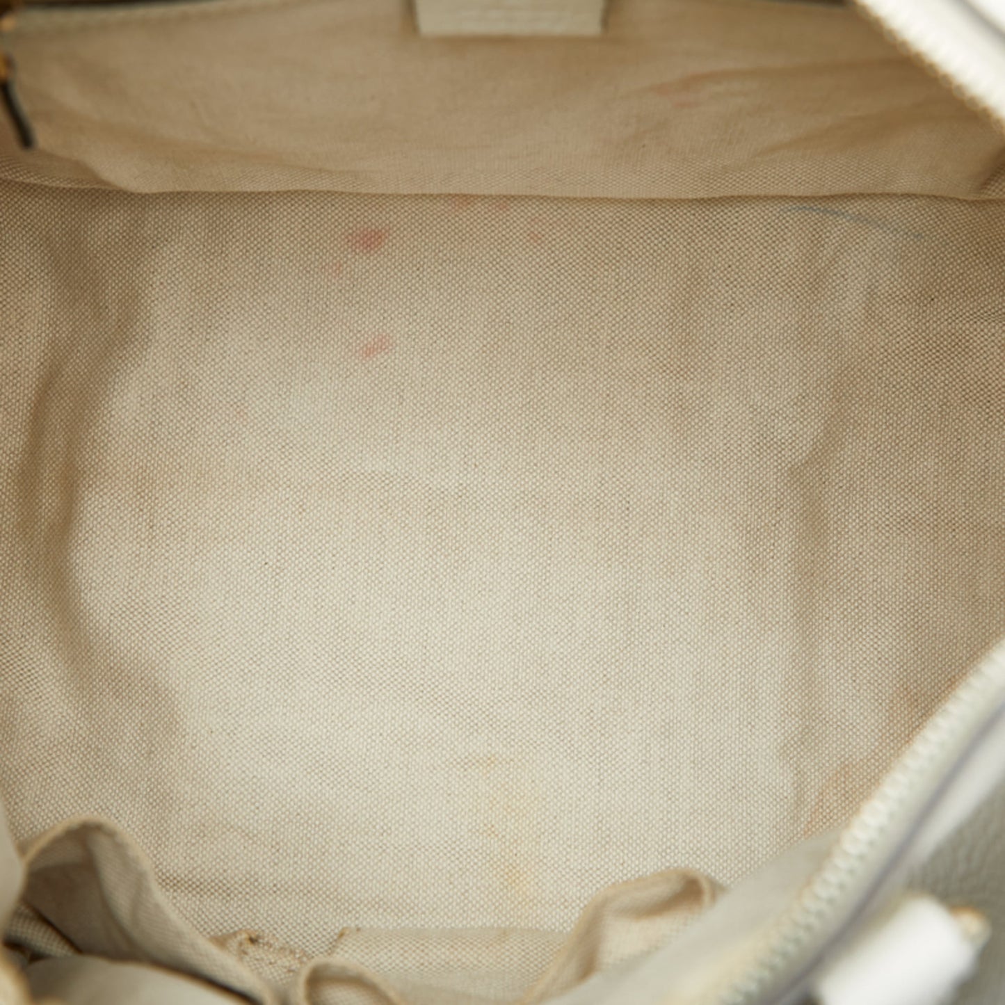 Gucci Beige Red Color Canvas Leather Boston Bag Shoulder Bag ( )