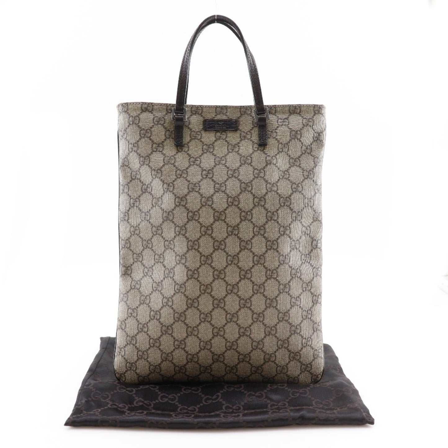 Gucci Brown Gg Supreme Handbag Tote Bag ( )