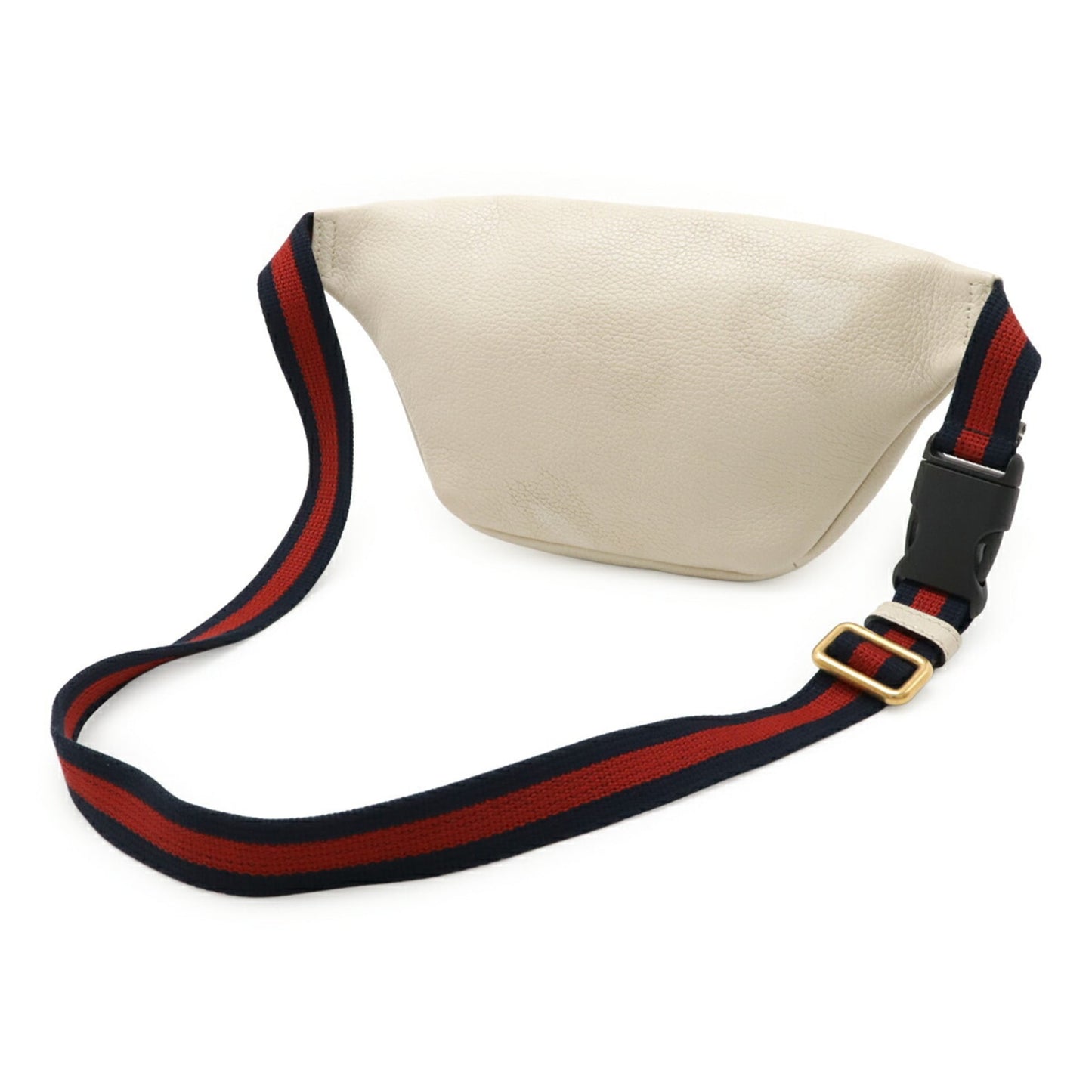 Gucci Green Ivory Red Color Leather Sling Bag ( )