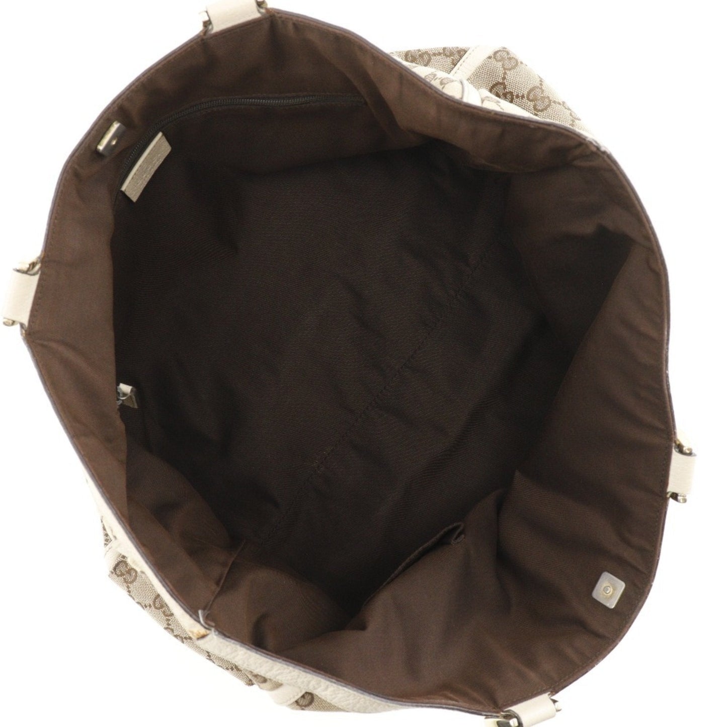 Gucci Abbey Brown Gg Canvas Tote Bag ( )