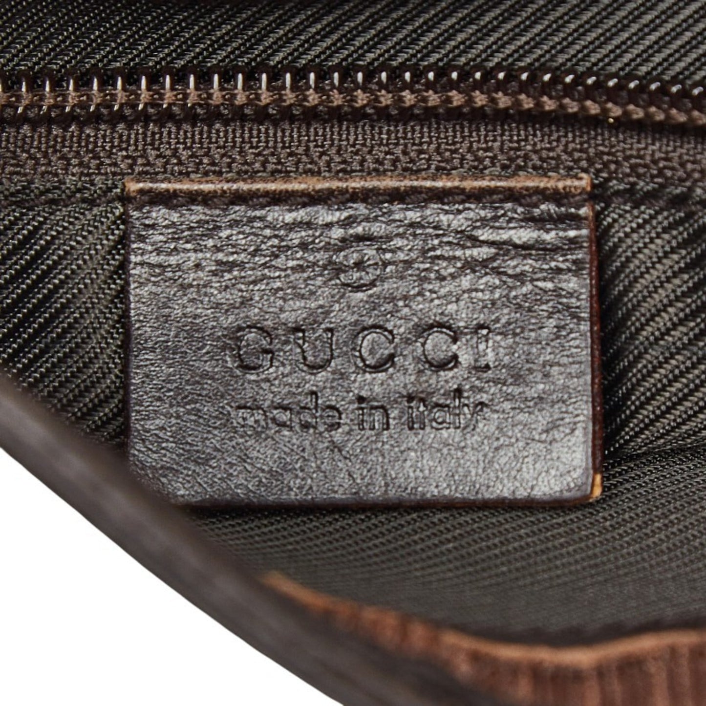 Gucci Beige Brown Pvc Leather Shoulder Bag ( )