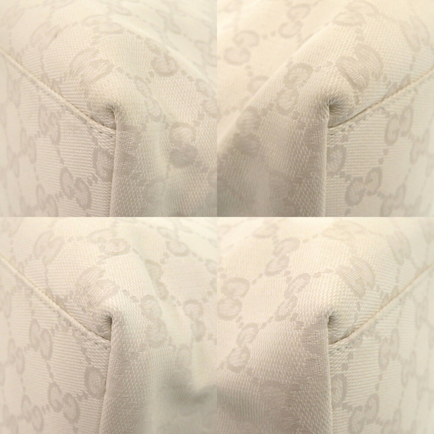 Gucci Ivory Gg Canvas Tote Bag ( )