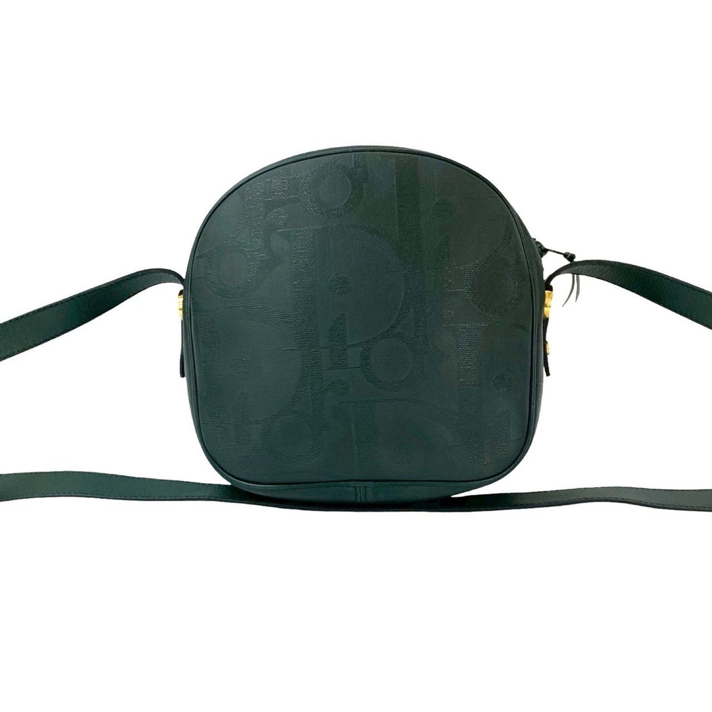 Christian Dior Green Leather Pvc Pochette Shoulder Bag ()