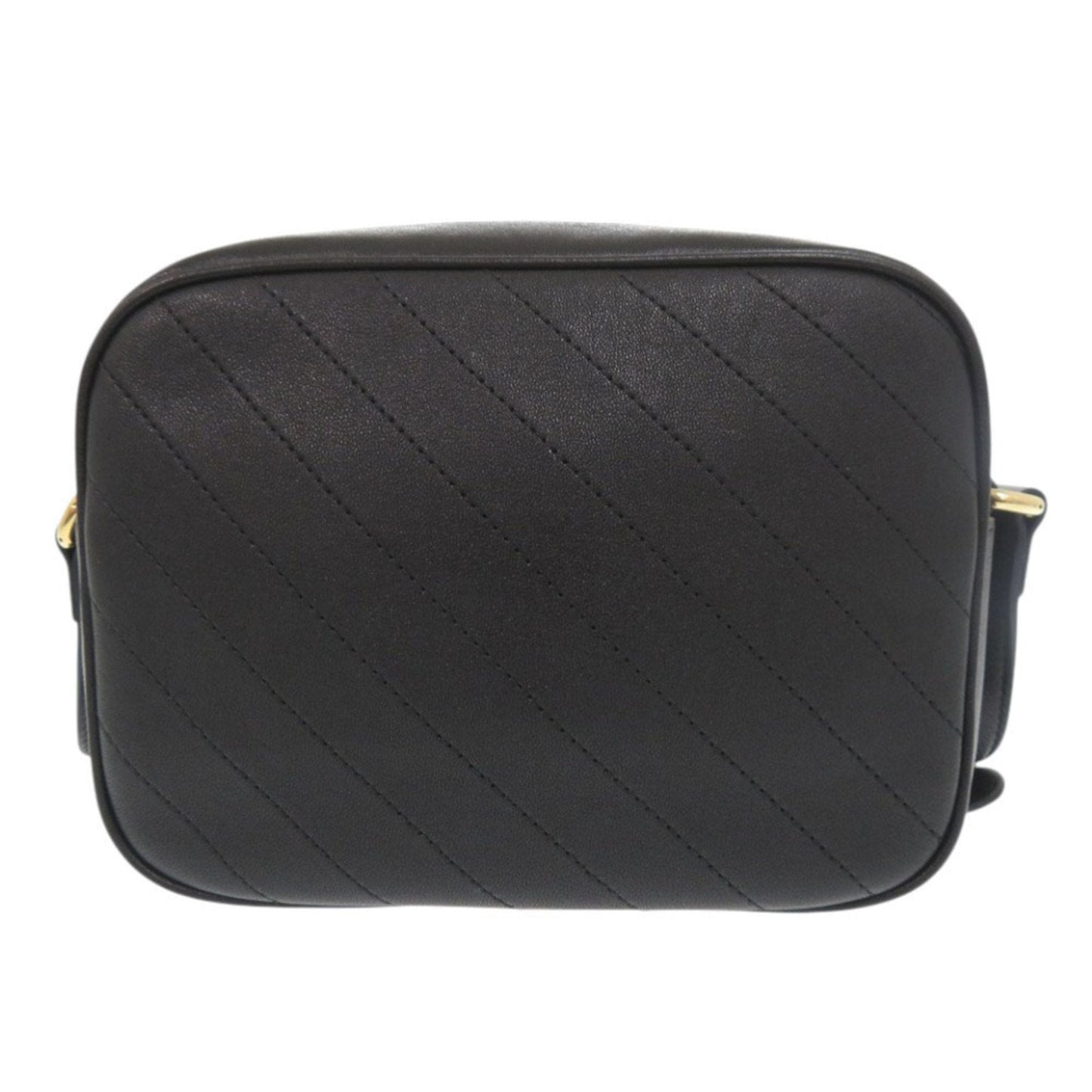 Gucci Black Leather Shoulder Bag ( )