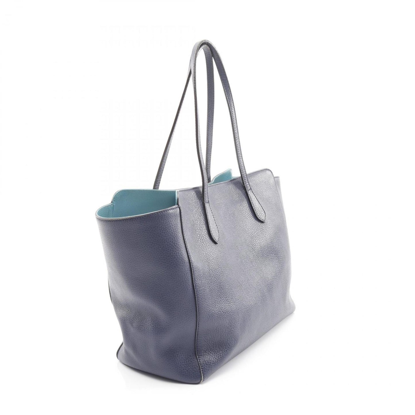 Gucci Blue Leather Tote Bag ( )