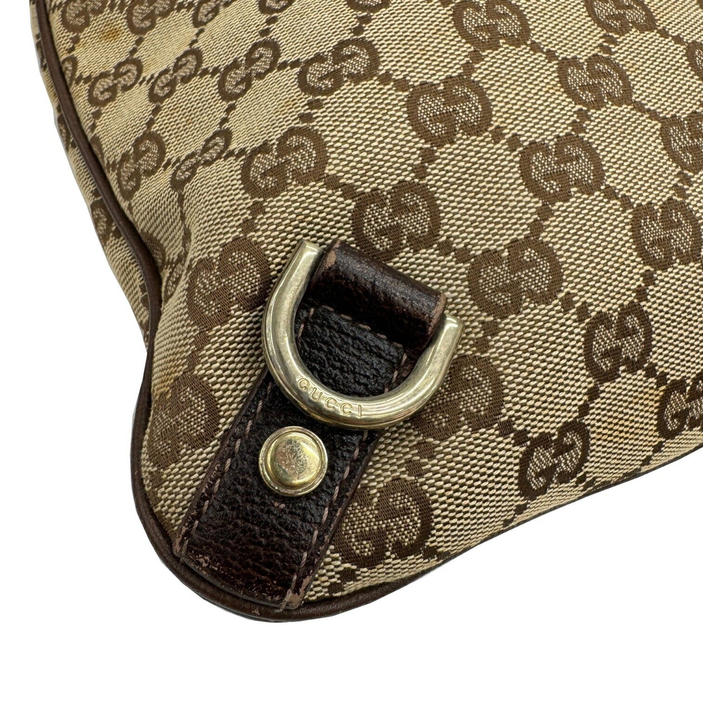 Gucci Gg Canvas Brown Gg Canvas Shoulder Bag ( )