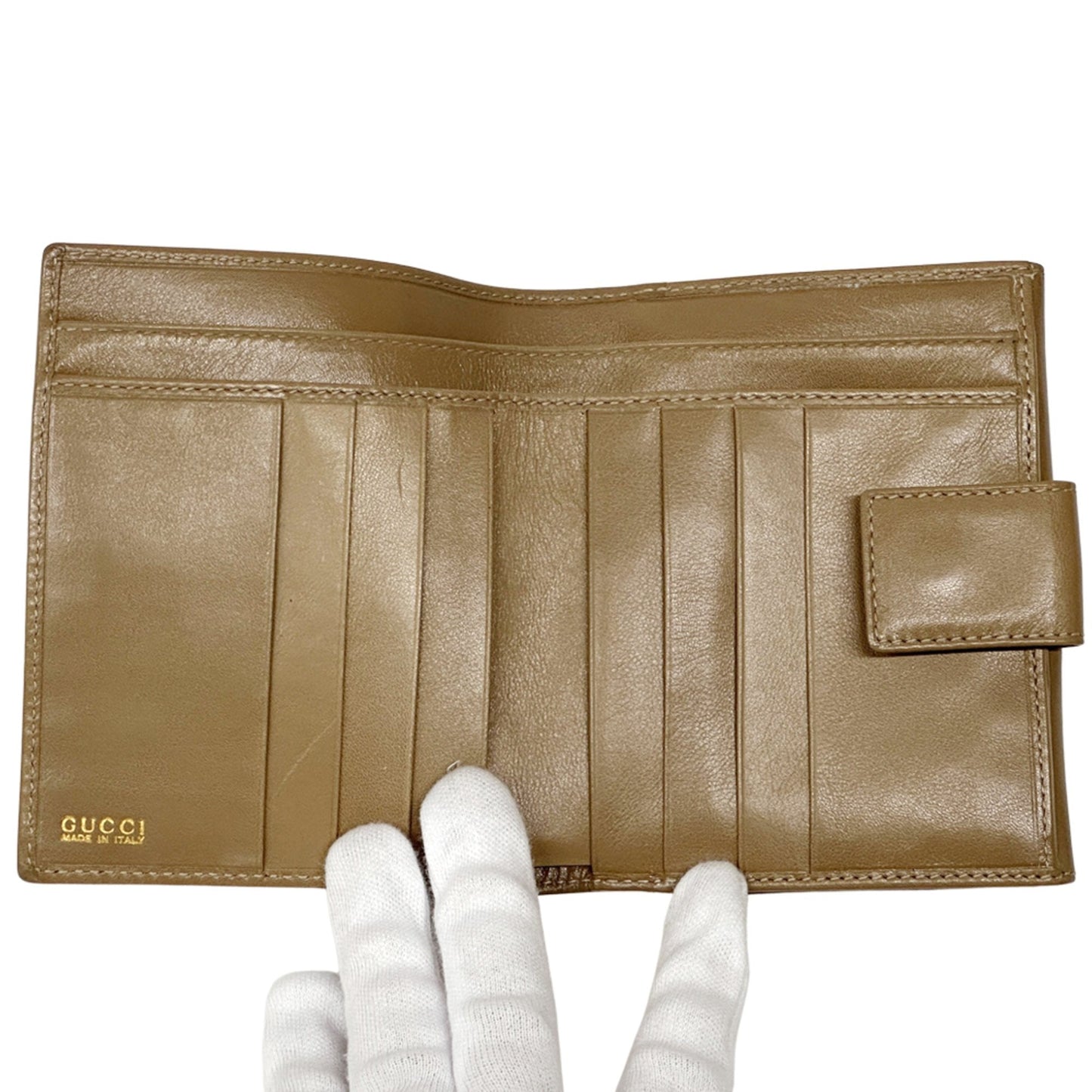 Gucci Brown Leather Wallet (Bi-Fold) ( )