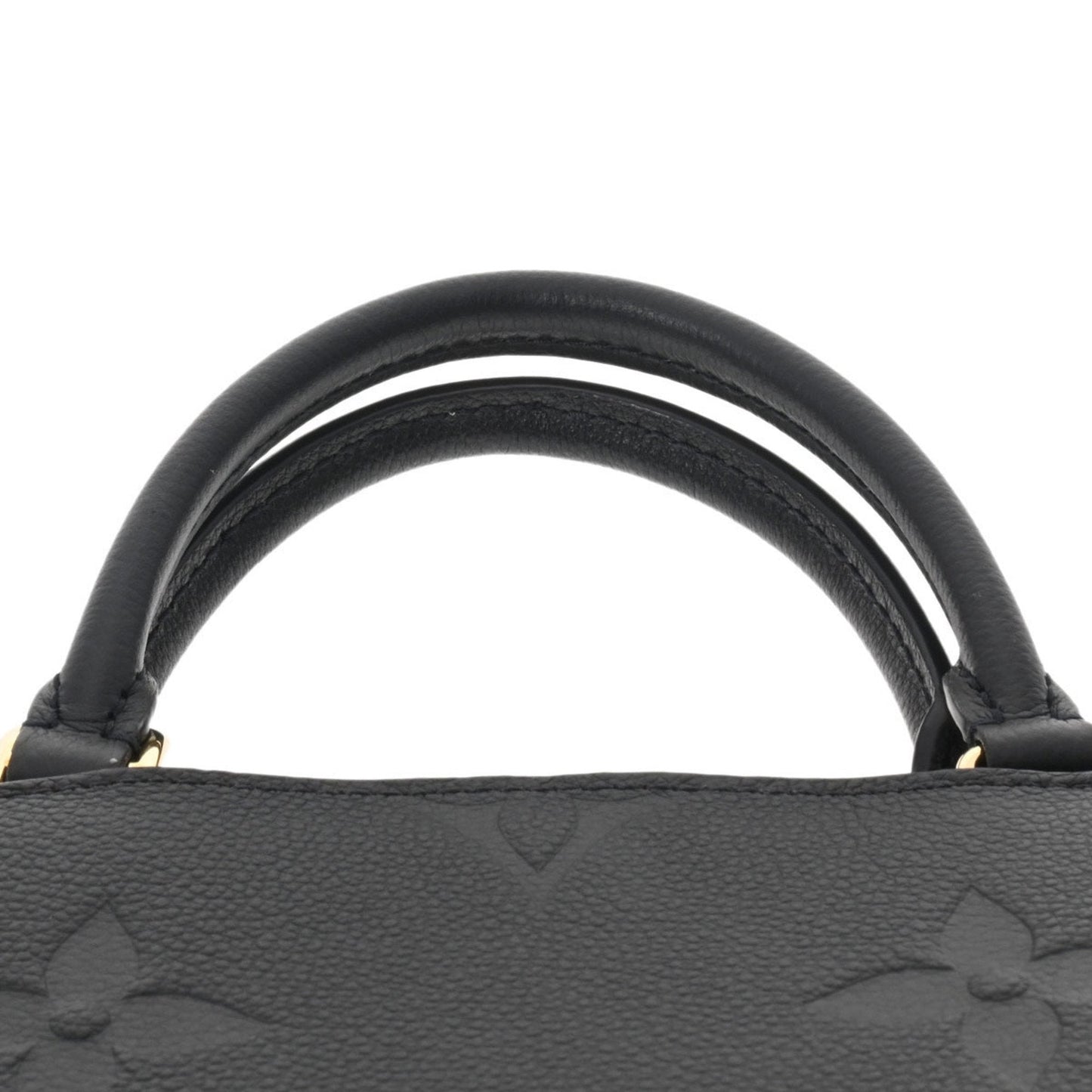 LOUIS VUITTON Monogram Emplant Petit Palais PM Noir Women's Bag