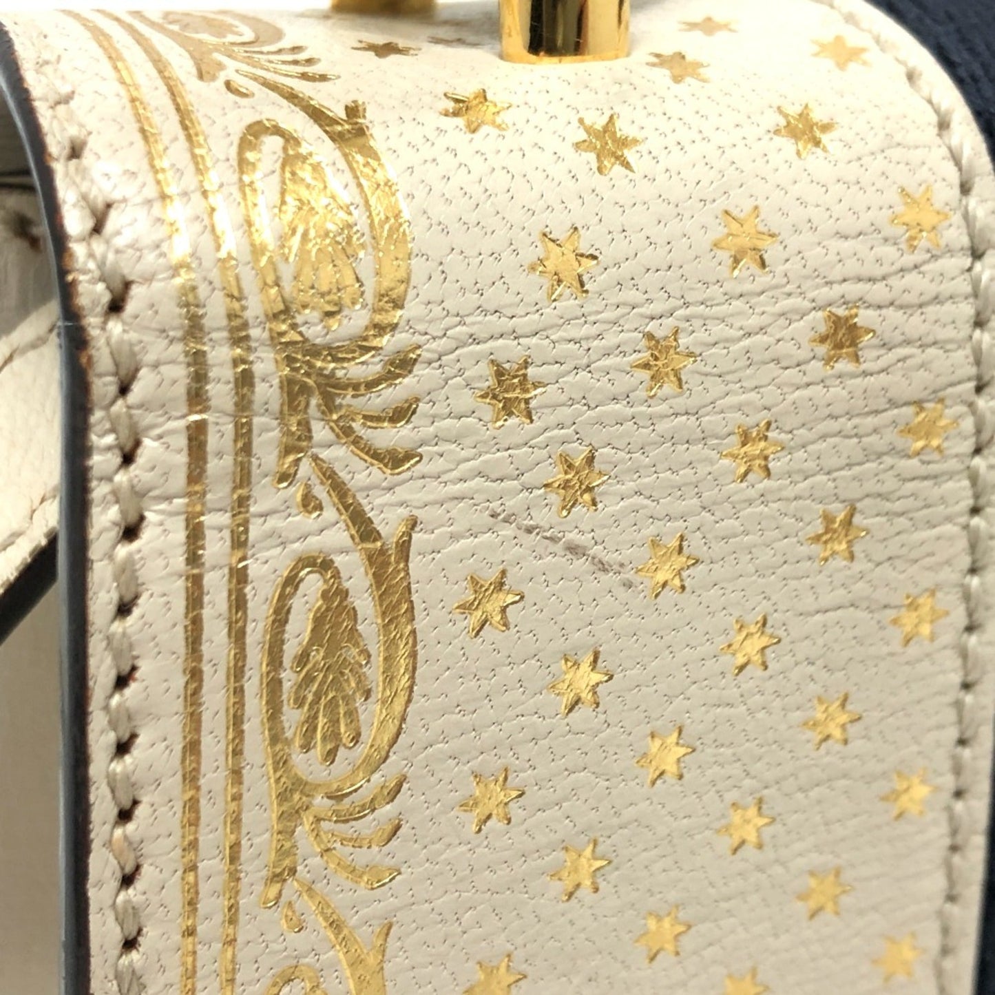 Gucci White Leather Shoulder Bag ( )