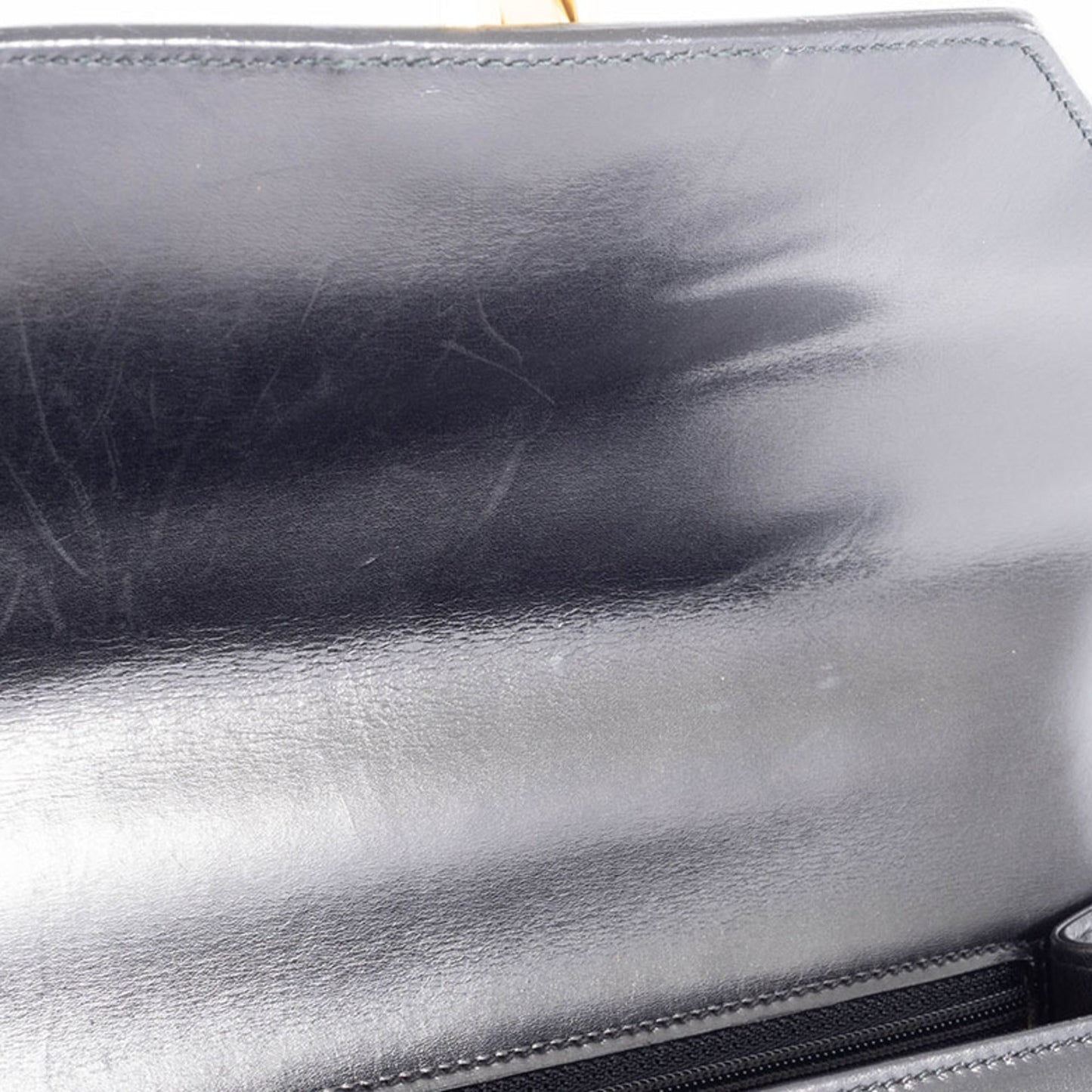 Gucci Black Leather Handbag ( )