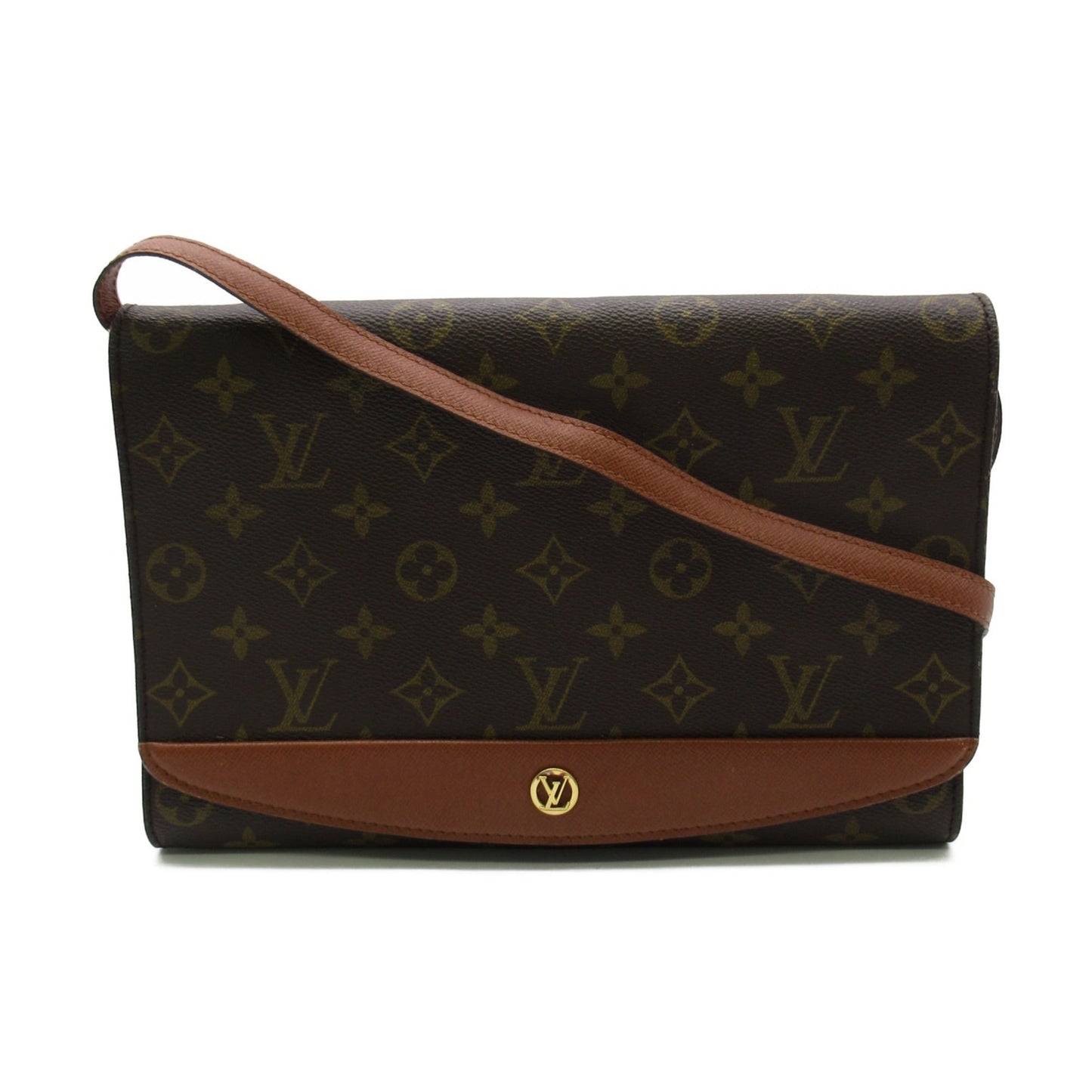 LOUIS VUITTON Bordeaux Shoulder Bag Brown PVC coated canvas M51797
