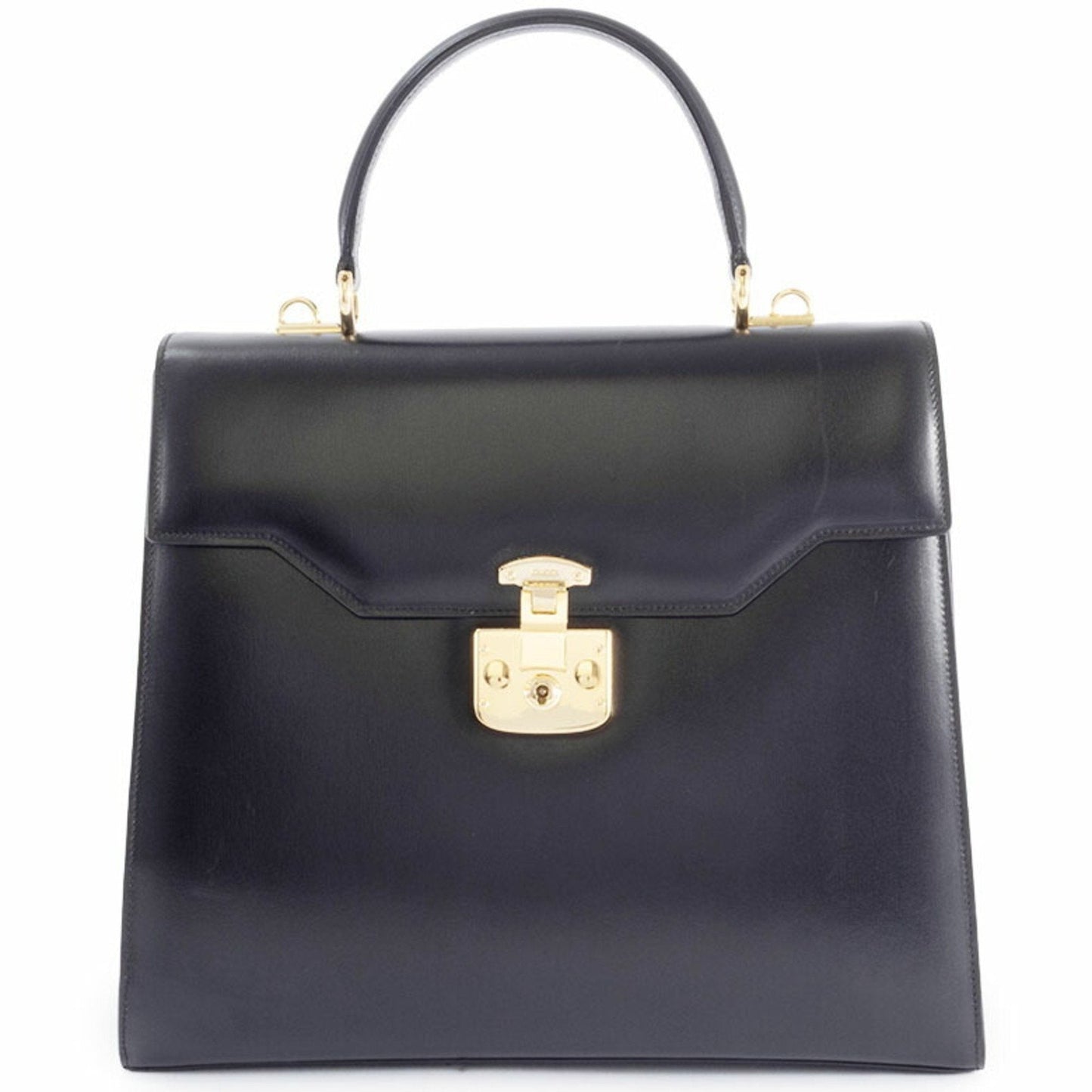 Gucci Black Leather Handbag ( )