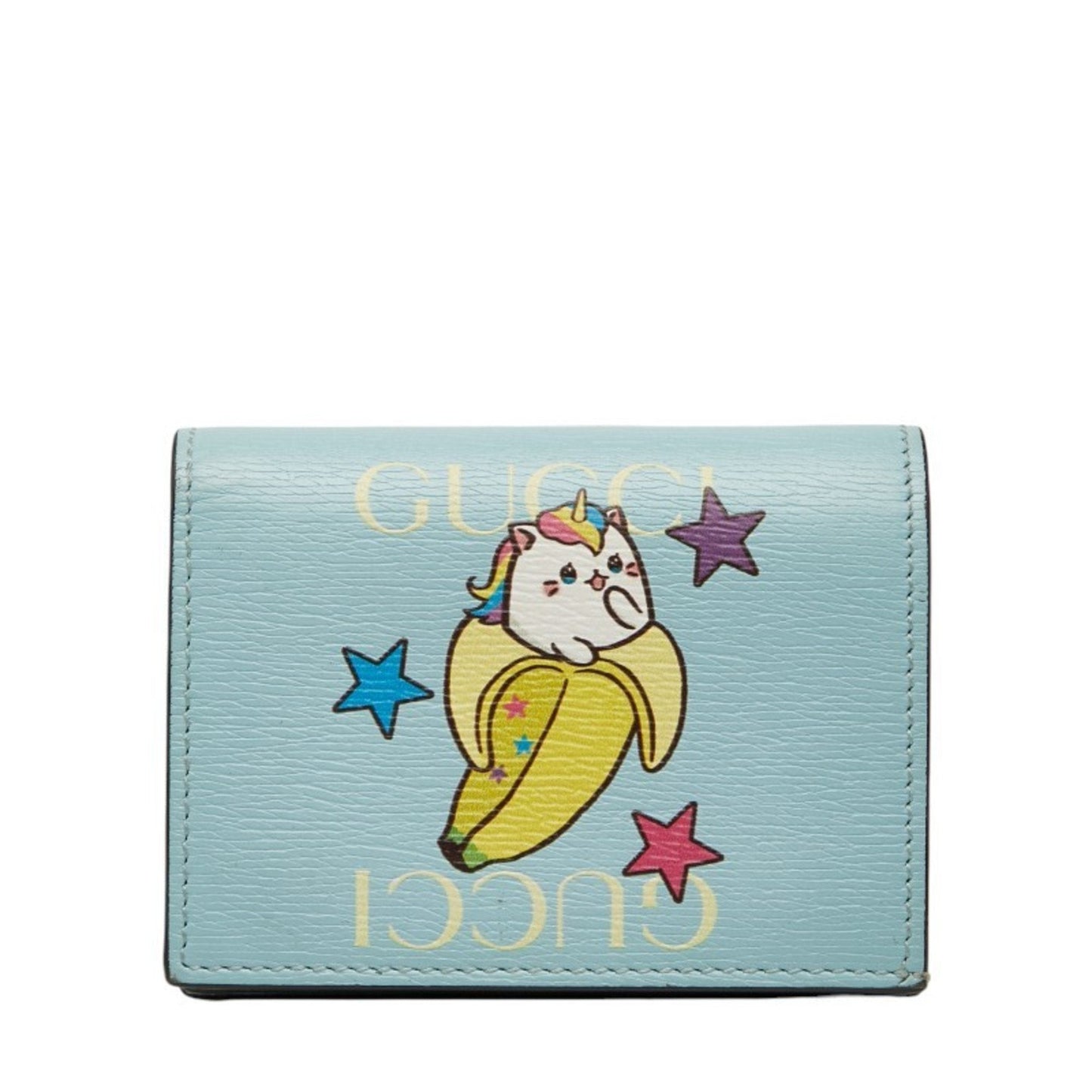 Gucci Blue Leather Wallet (Bi-Fold) ( )