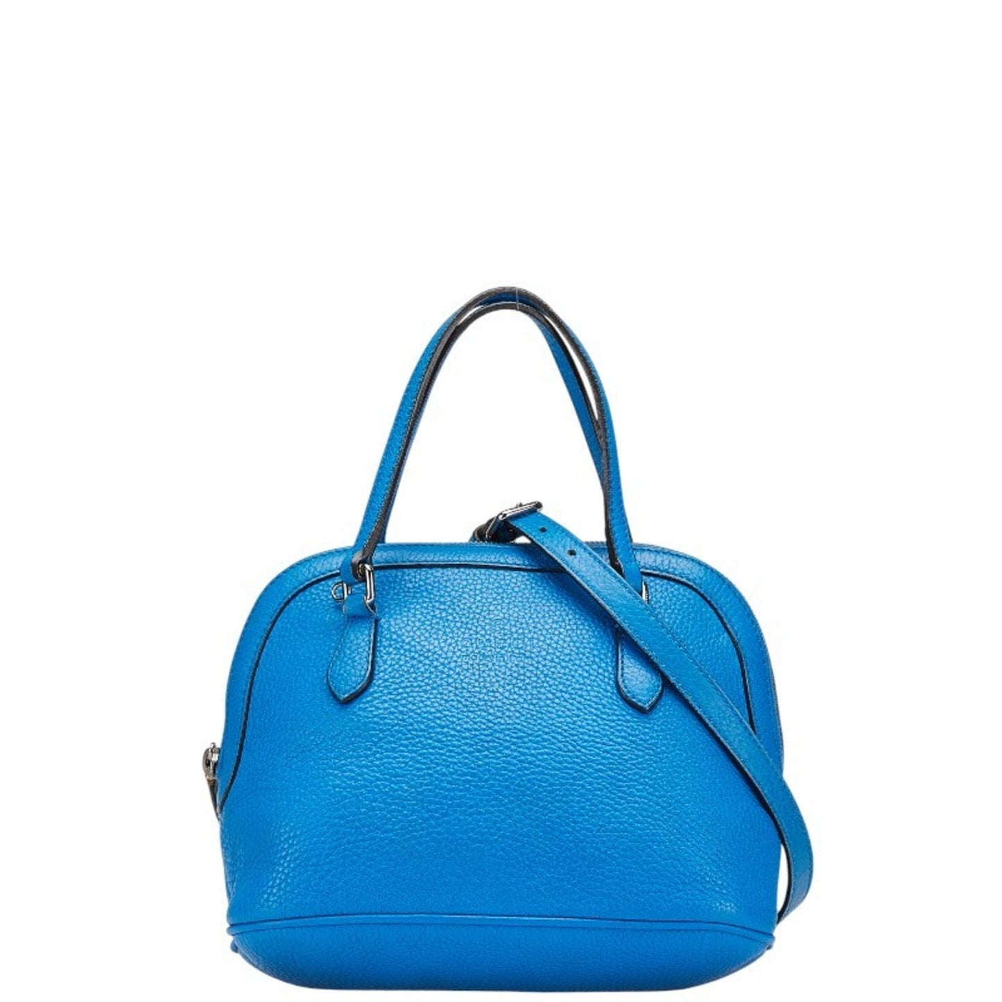 Gucci Blue Leather Handbag Shoulder Bag ( )
