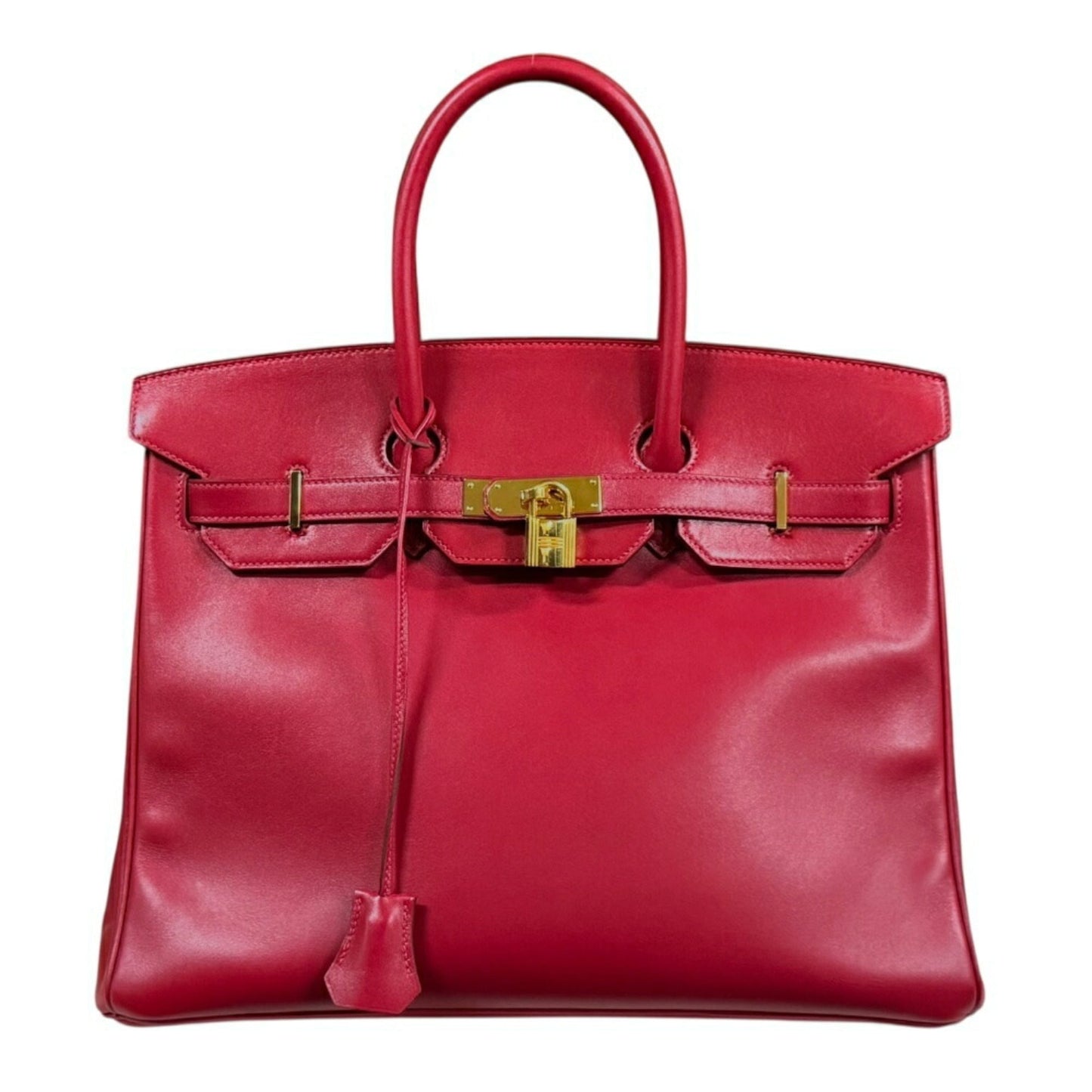Hermes Red Color Swift Leather Handbag ( )