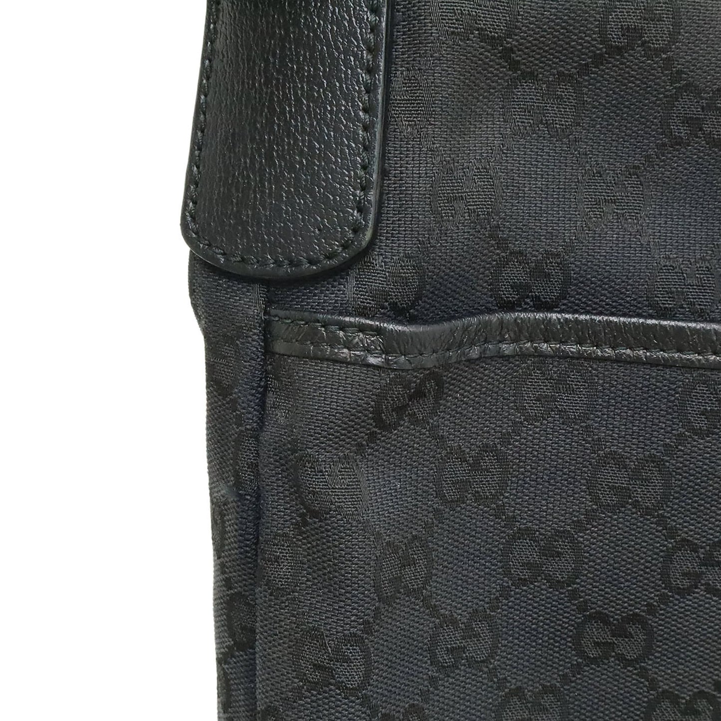 Gucci Black Green Red Color Gg Canvas Shoulder Bag ( )