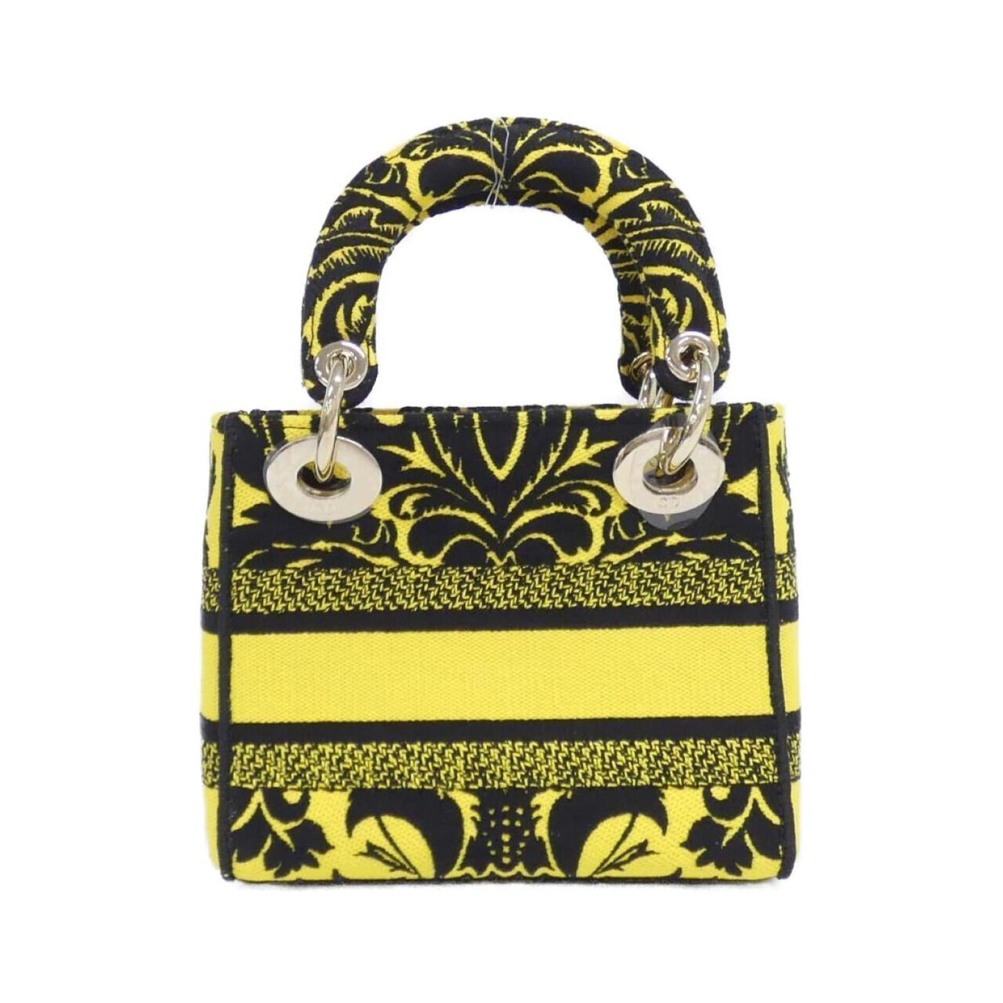 Christian Dior Yellow Canvas Handbag ()