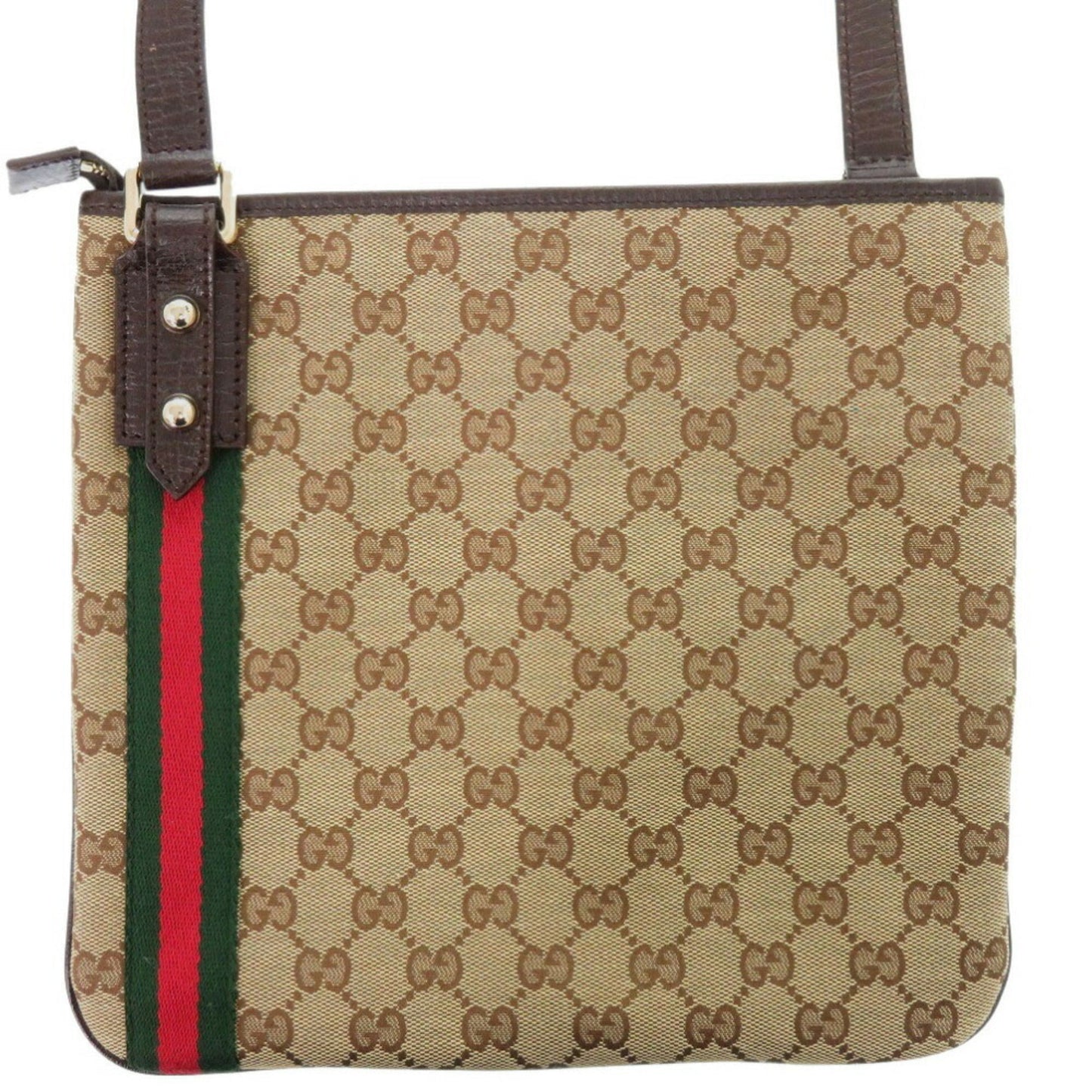 Gucci Beige Gg Canvas Shoulder Bag ( )