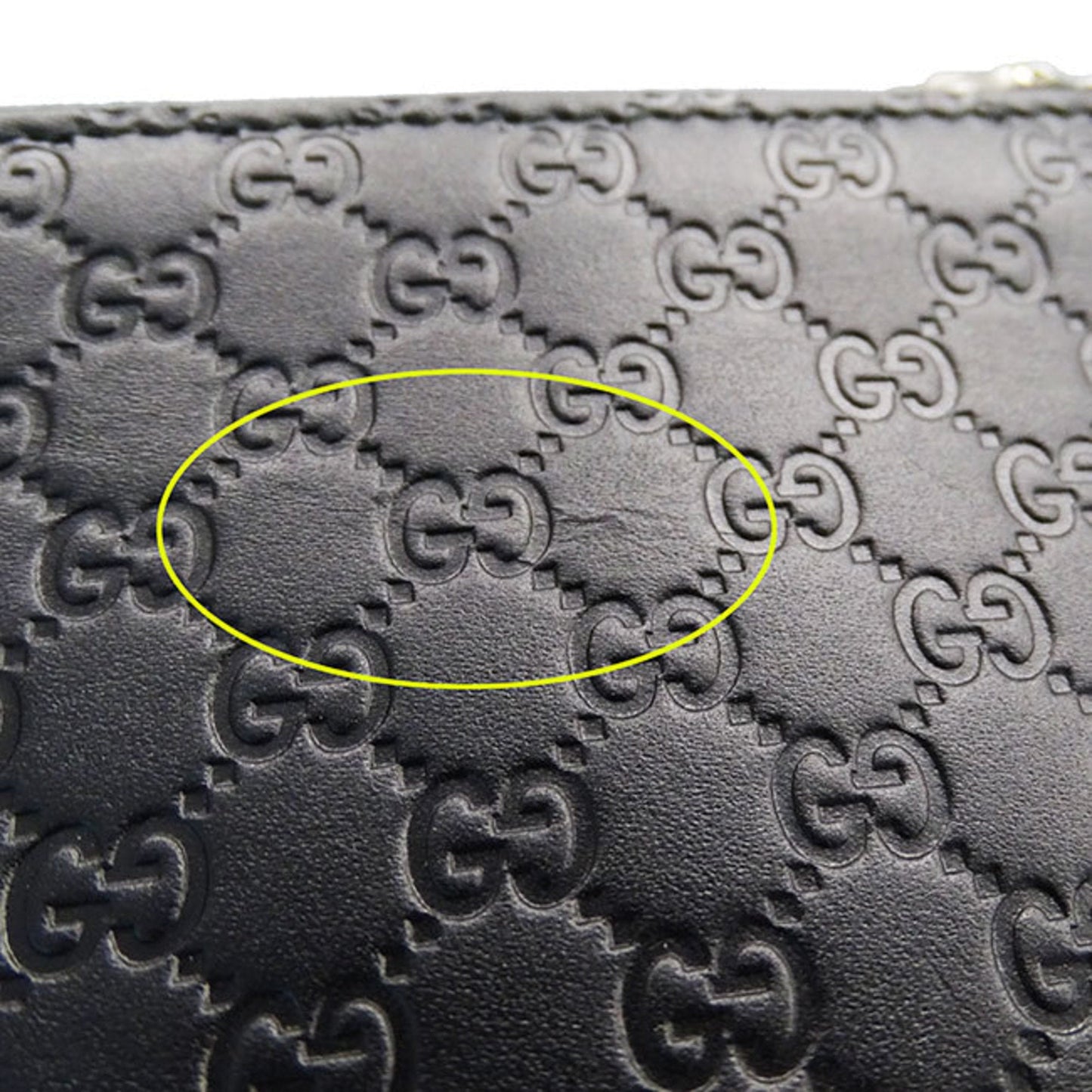Gucci Black Leather Clutch Bag ( )