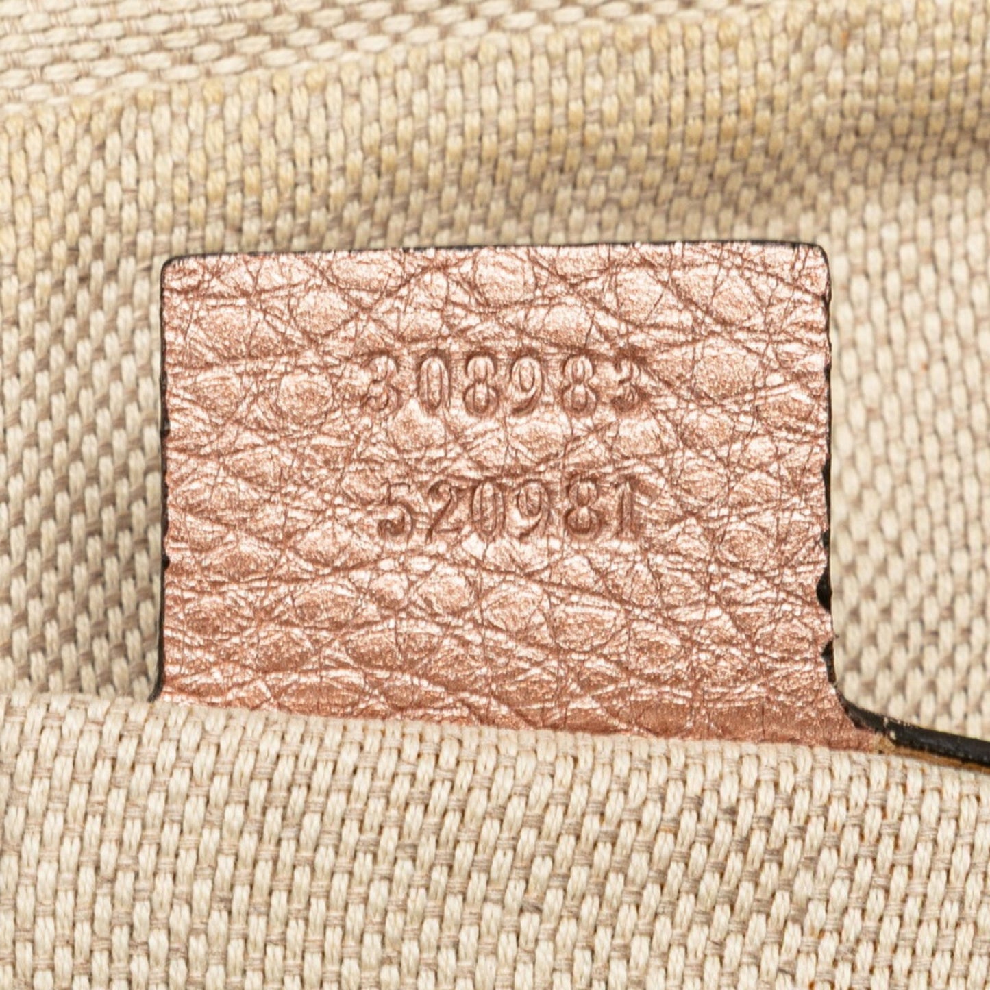 Gucci Gold Pink Leather Shoulder Bag ( )