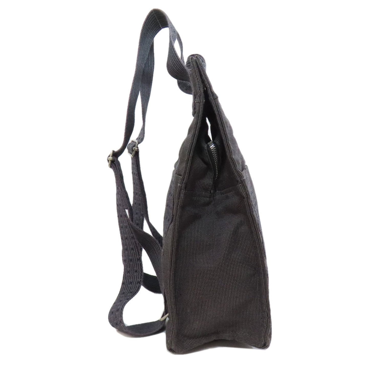 Hermes Gray Canvas Backpack ( )