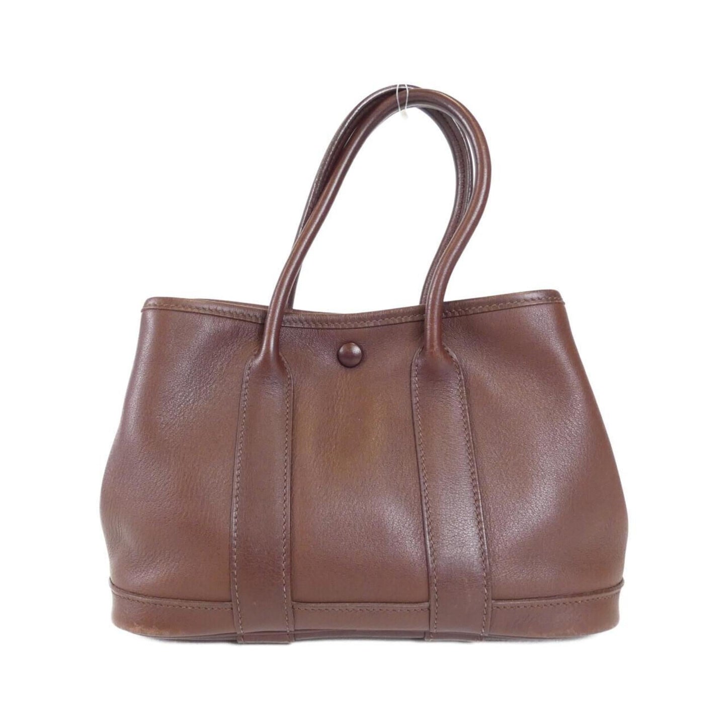 Hermes Havane Swift Leather Silk Handbag ( )