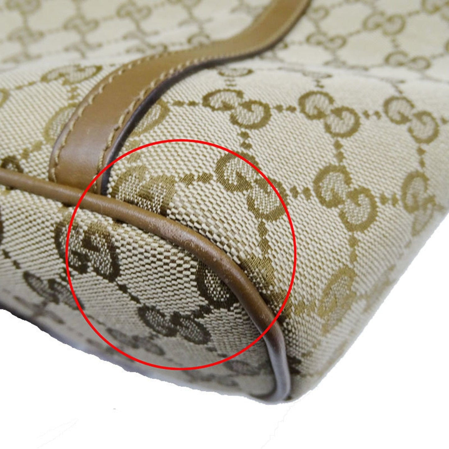 Gucci Brown Gg Canvas Handbag Shoulder Bag ( )