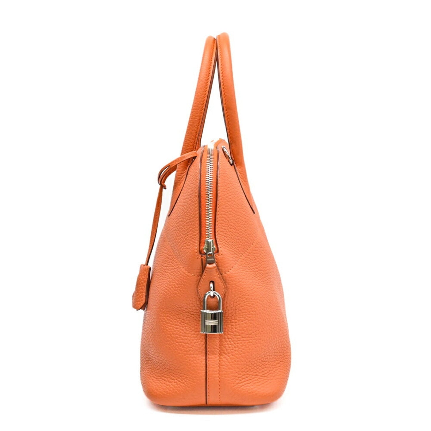 Hermes Orange Taurillon Clemence Leather Handbag ( )