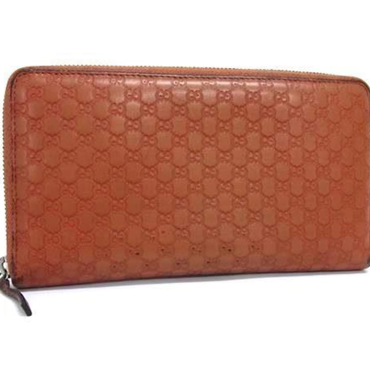 Gucci Brown Leather Long Wallet (Bi-Fold) ( )