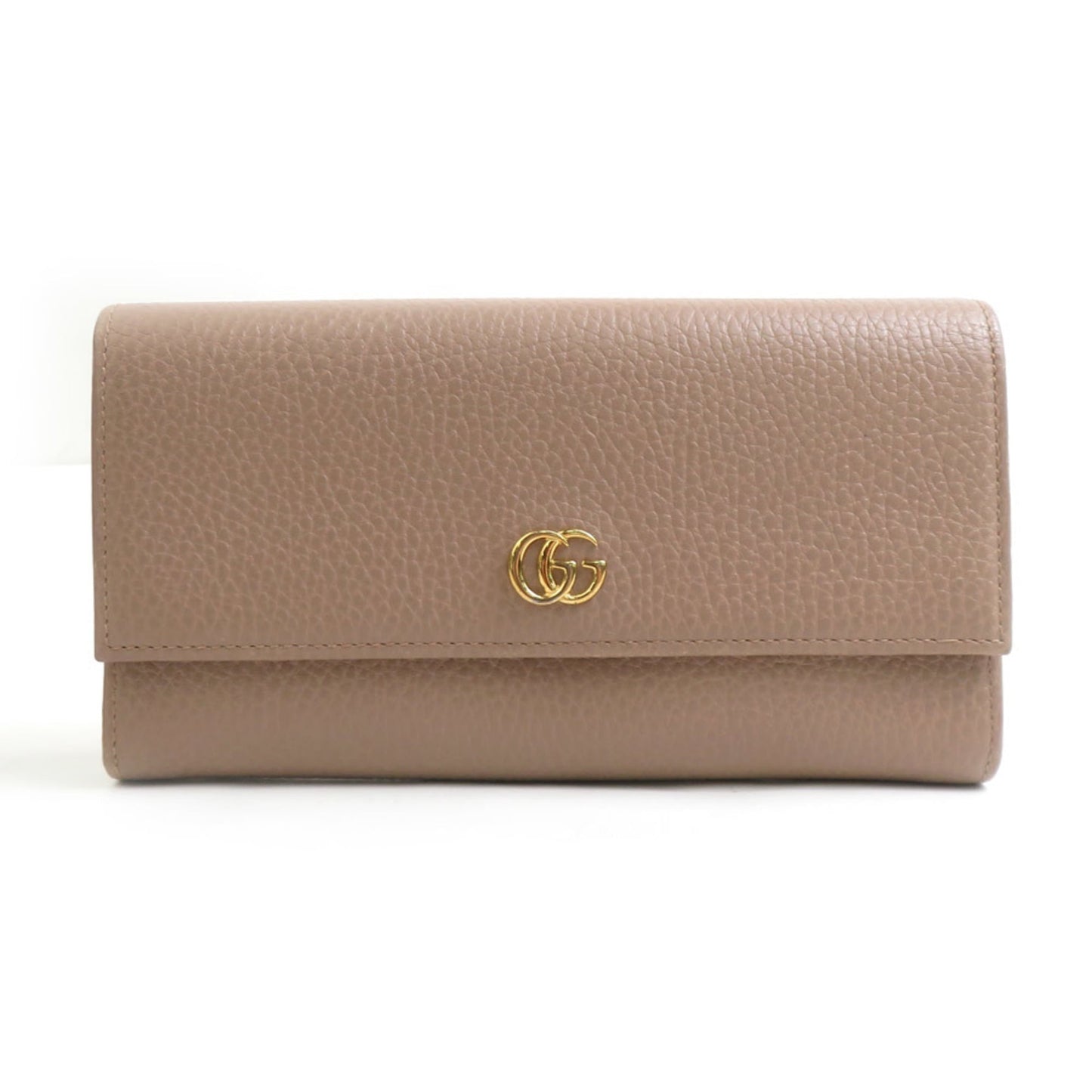 Gucci Beige Leather Long Wallet (Bi-Fold) ( )