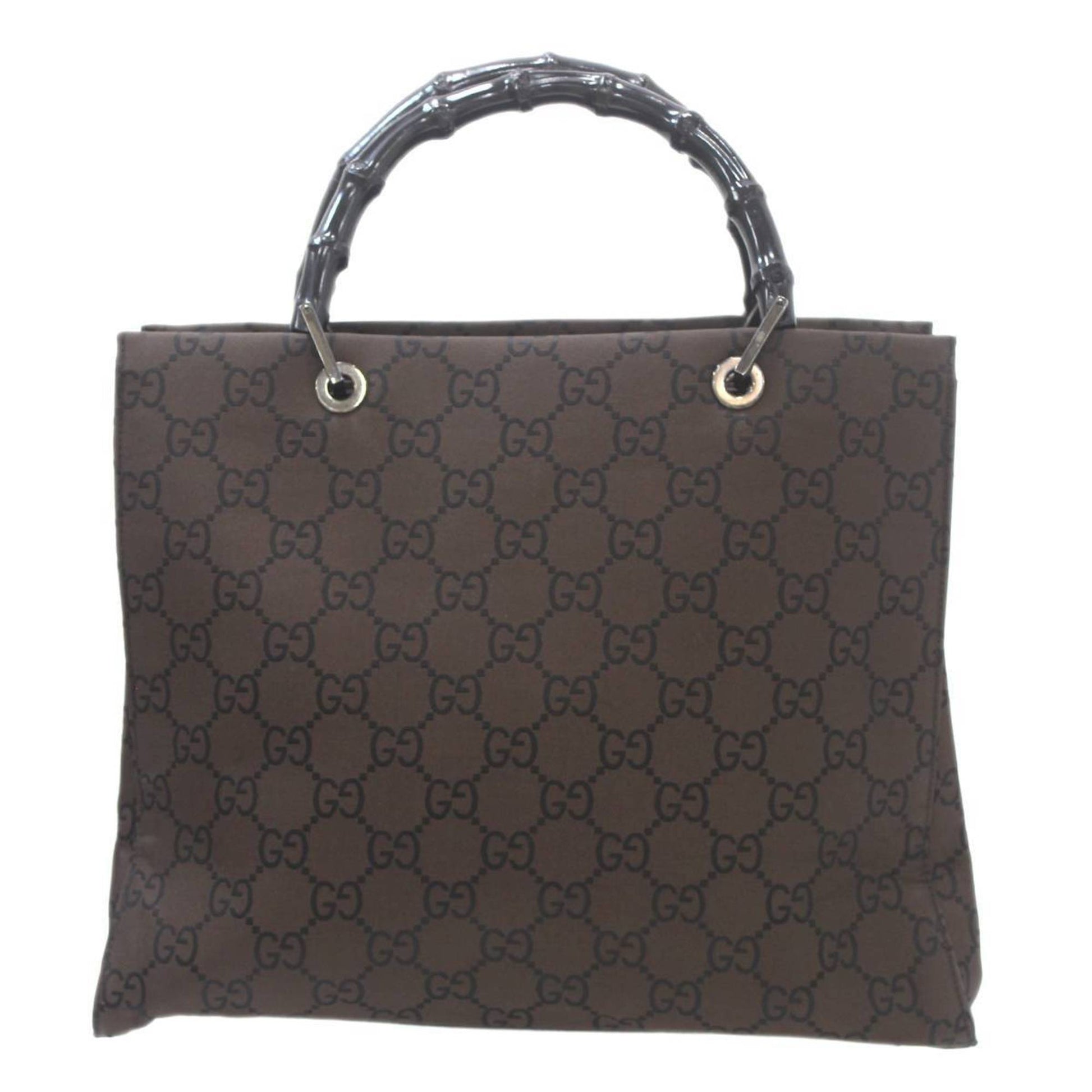 Gucci Leather Canvas Tote