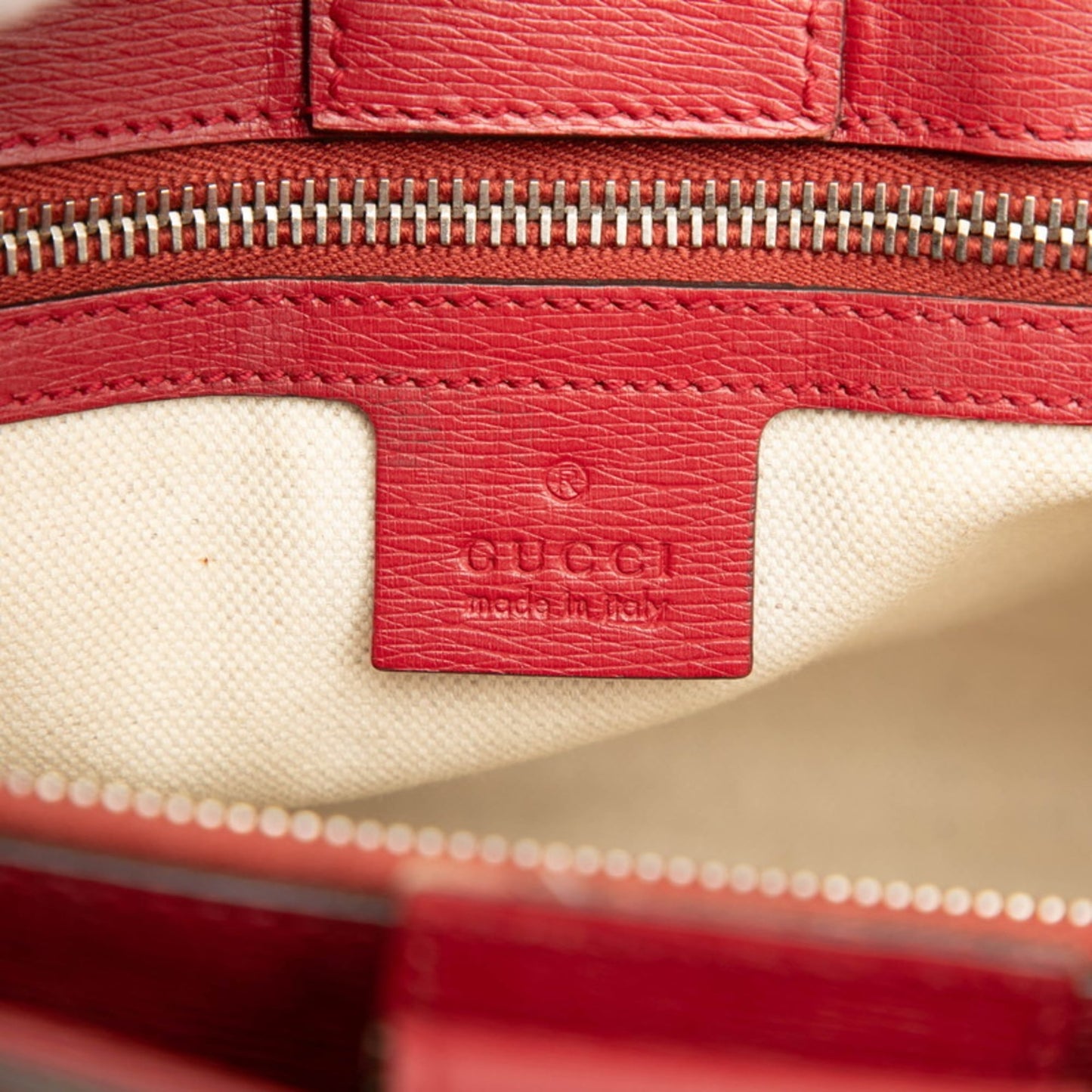 Gucci Multi-Color Red Color Leather Handbag Shoulder Bag ( )