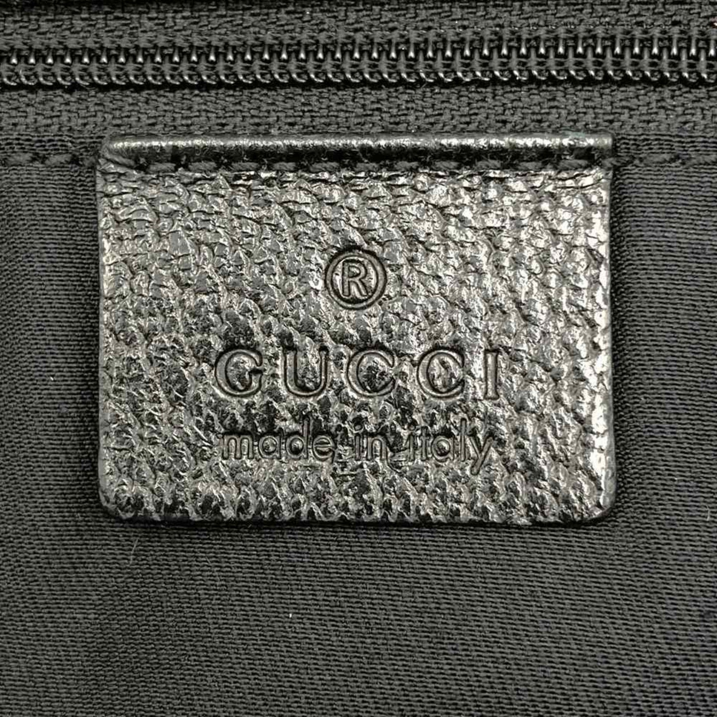 Gucci Gg Canvas Black Gg Canvas Leather Handbag Tote Bag ( )