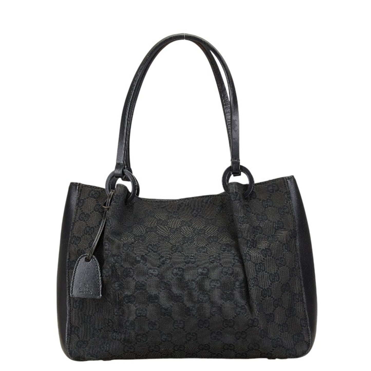 Gucci Leather Canvas Tote