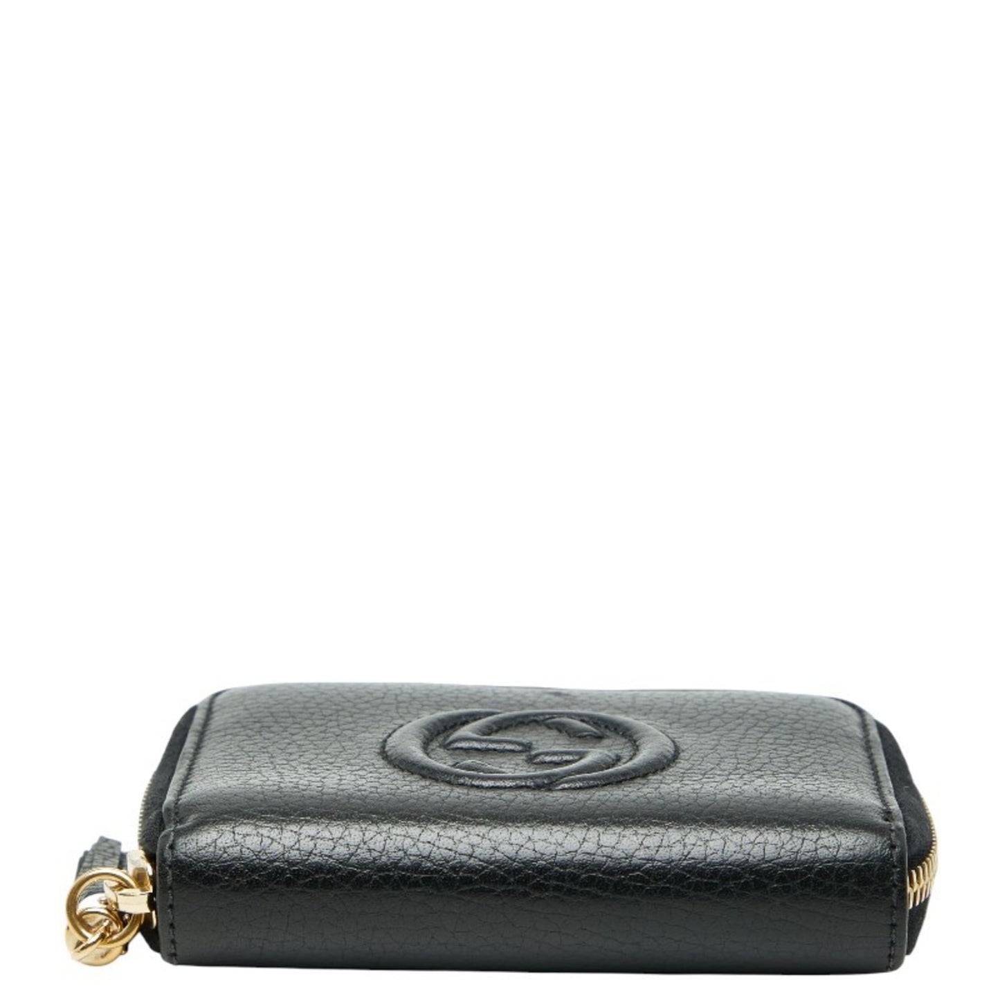 Gucci Black Leather Coin Purse/Coin Case ( )