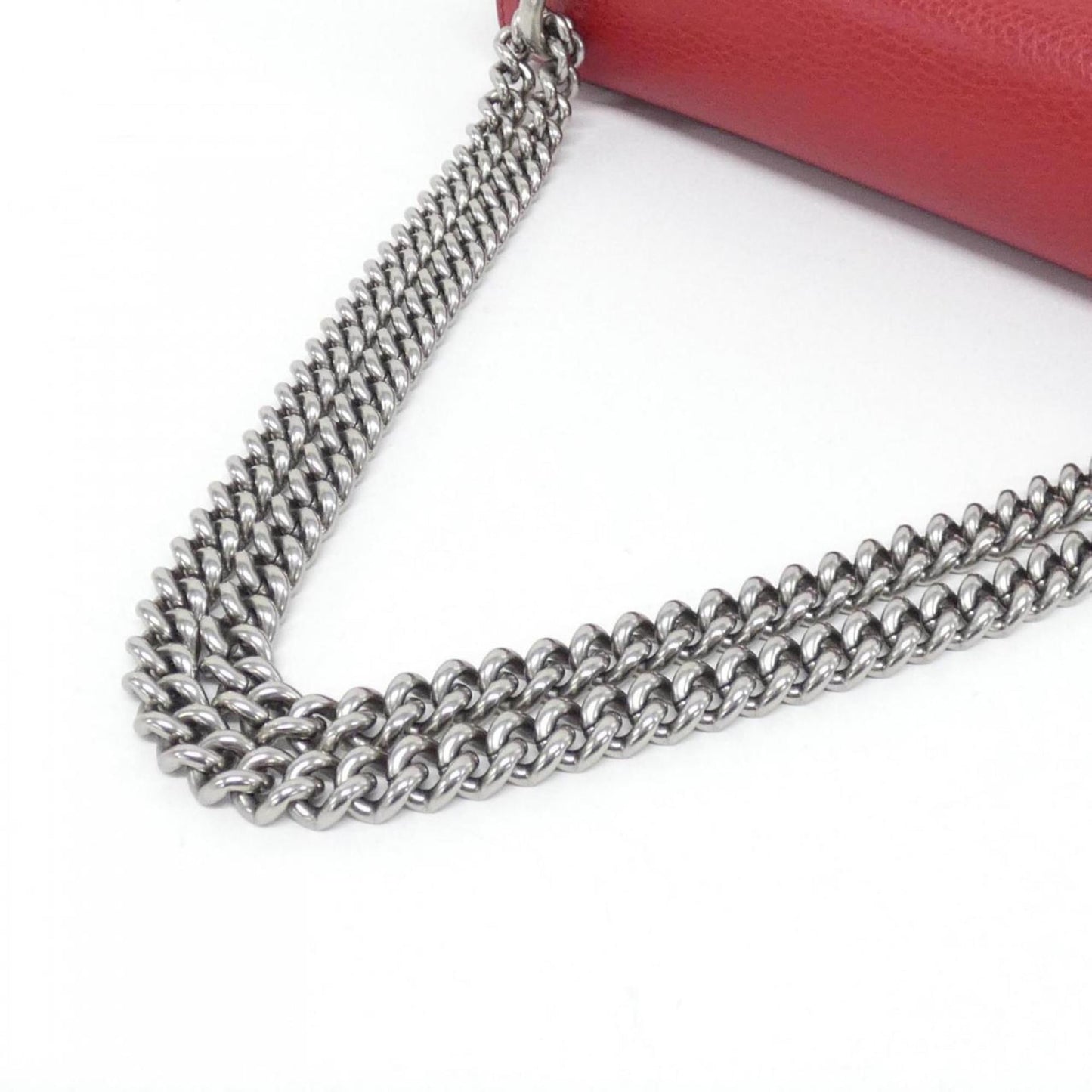 Gucci Red Color Leather Shoulder Bag ( )