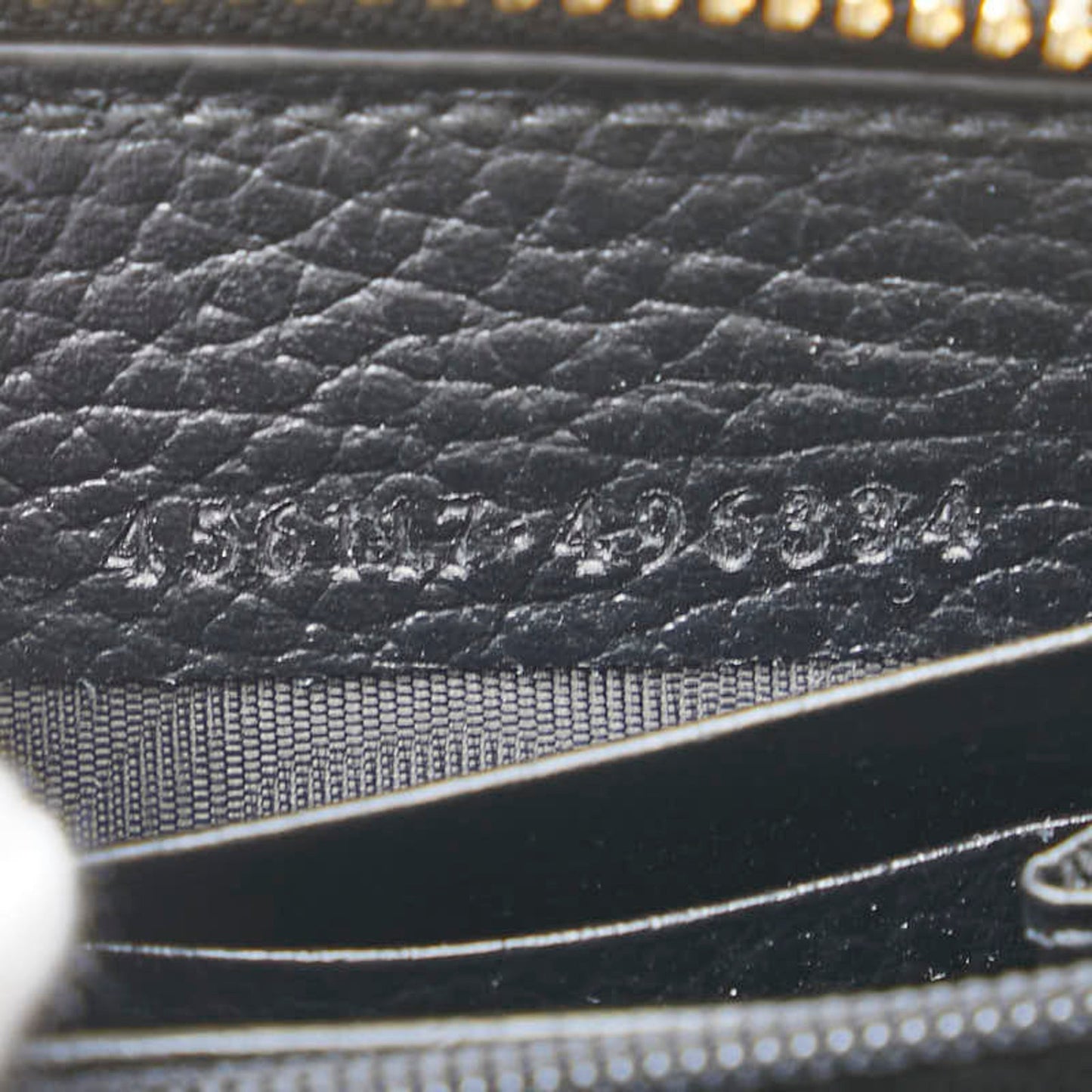 Gucci Beige Black Pvc Leather Long Wallet (Bi-Fold) ( )