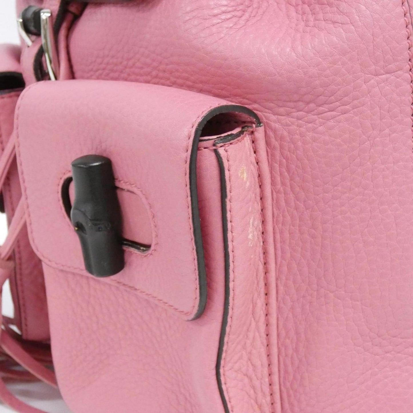 Gucci Silver Leather Backpack ( )