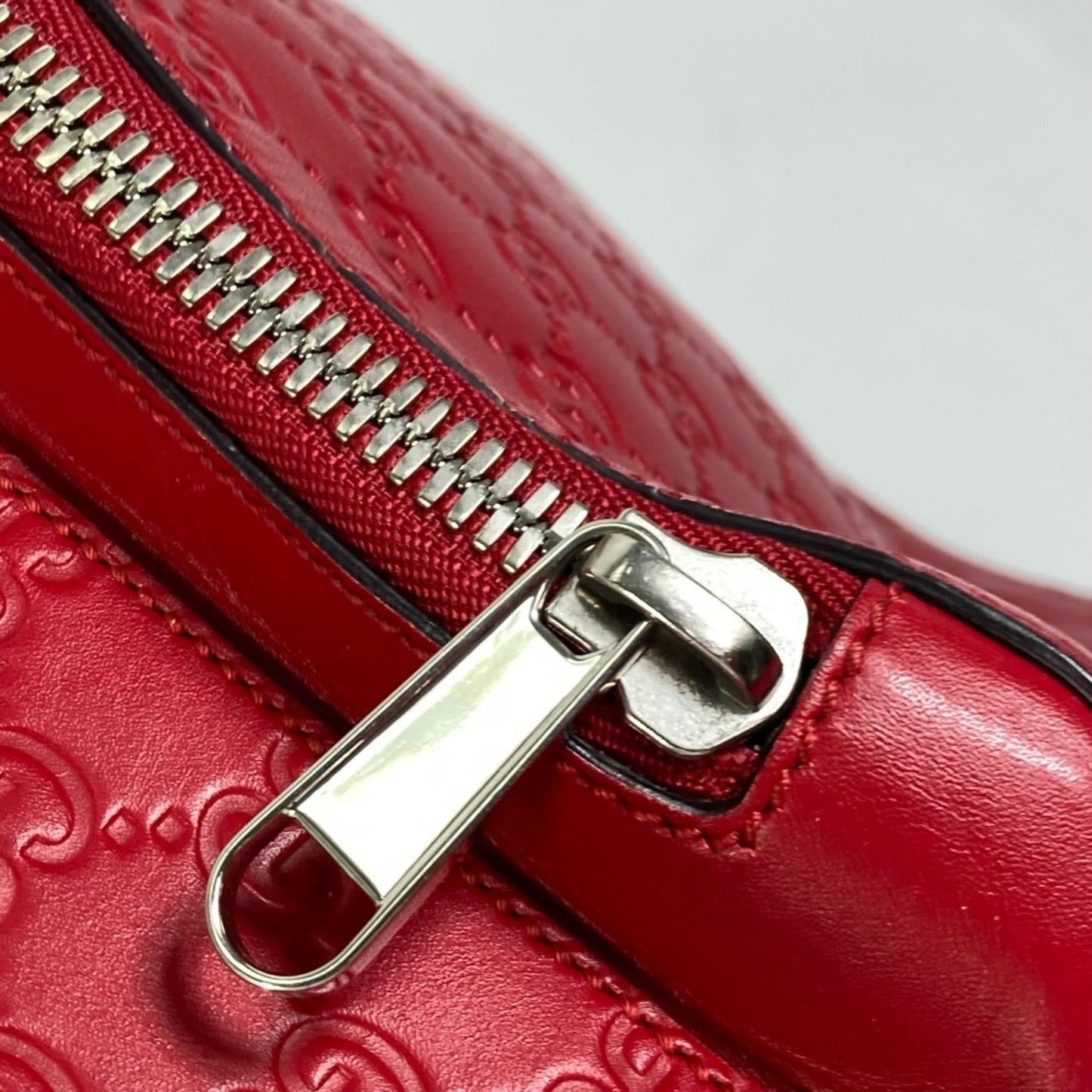Gucci Red Leather Backpack ( )