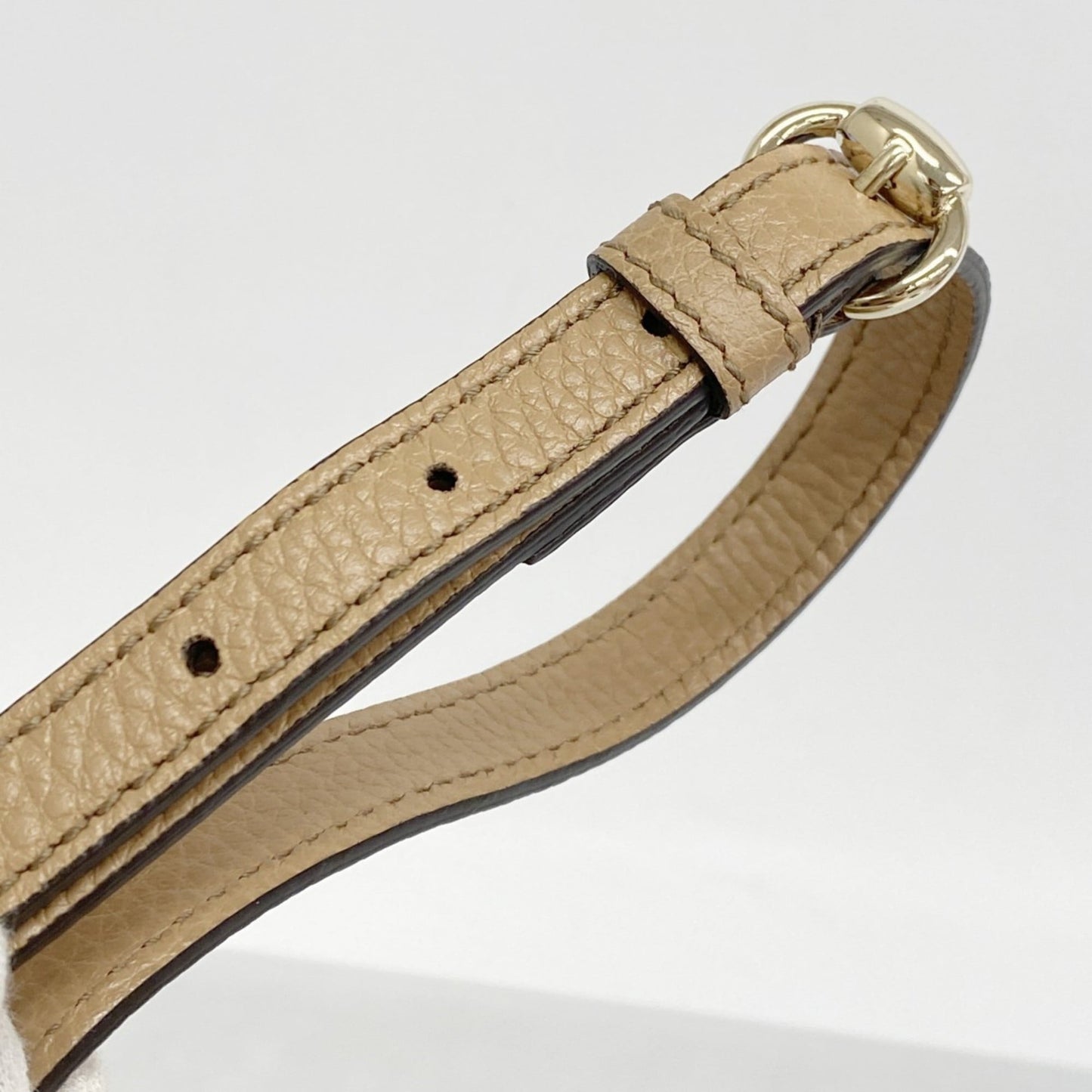 Gucci Beige Leather Shoulder Bag ( )