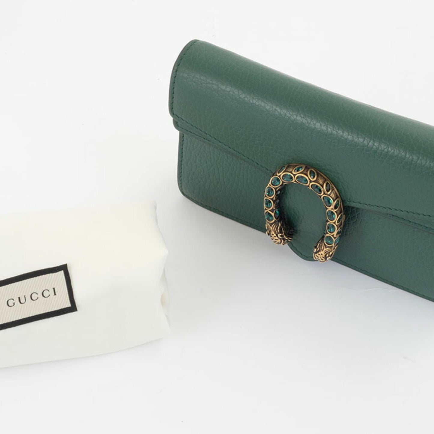 Gucci Green Leather Shoulder Bag ( )