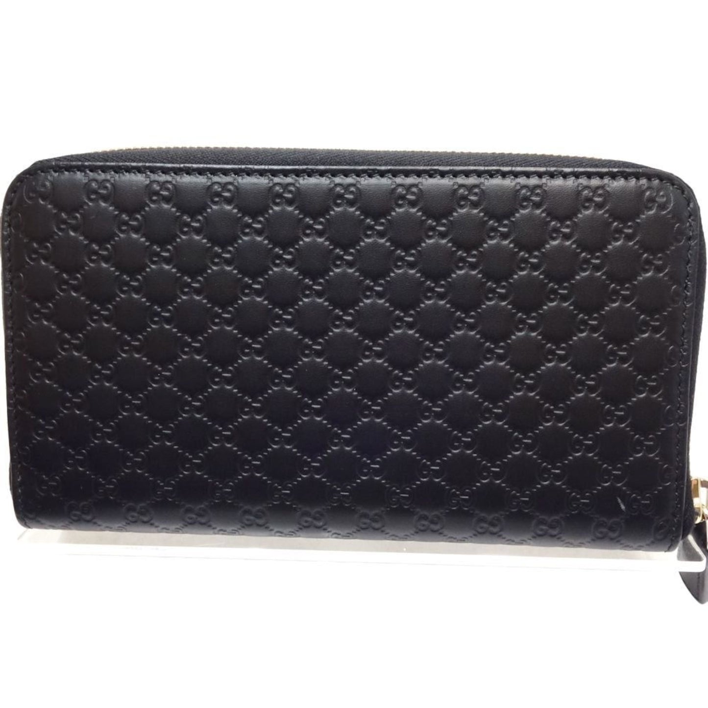 Gucci Black Leather Long Wallet (Bi-Fold) ( )