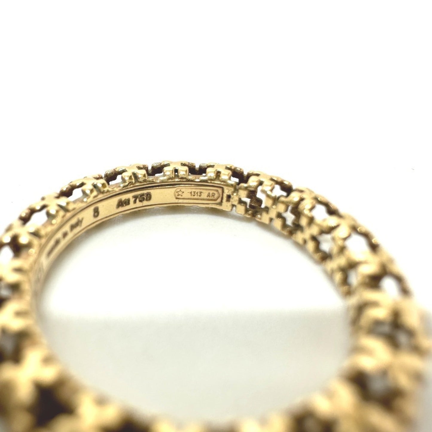 Gucci Gold Pink Gold (18K) Band Ring ( )